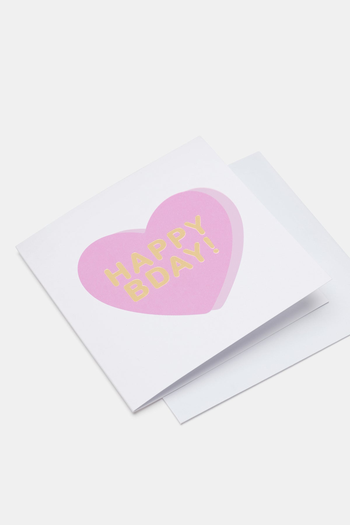 Heart B'day Card