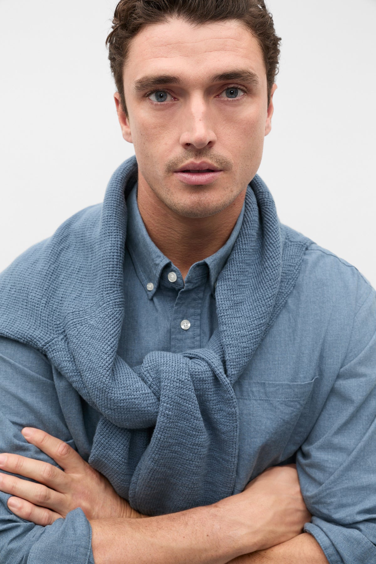 Relaxed Fit Brushed Cotton Shirt