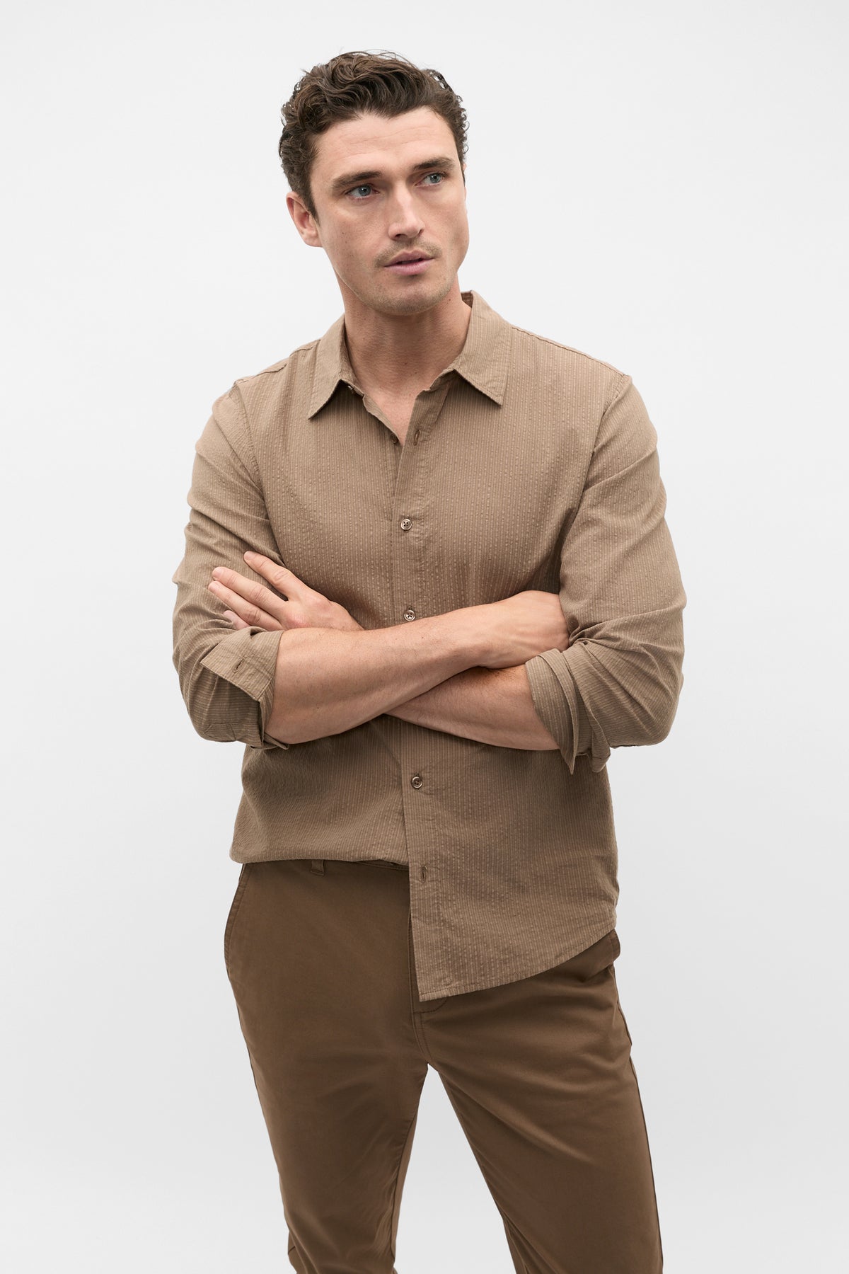 Seersucker Stripe Shirt