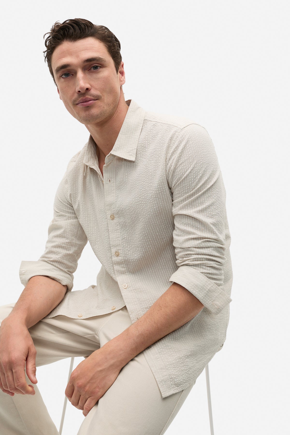 Seersucker Stripe Shirt