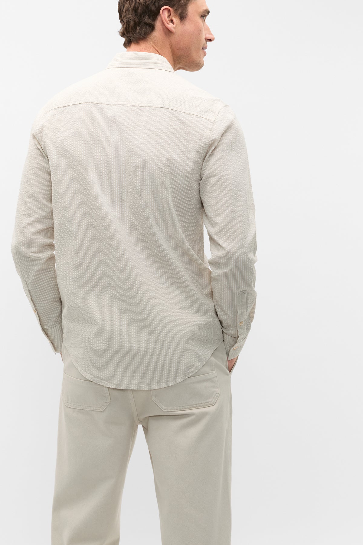 Seersucker Stripe Shirt