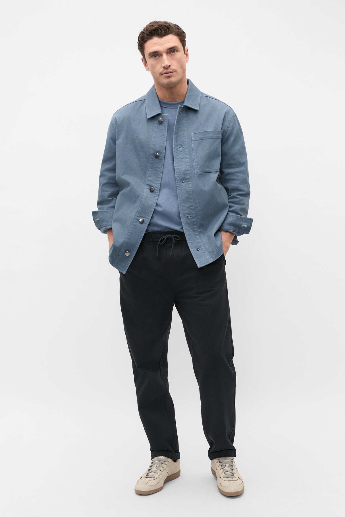 Garment Dyed Twill Overshirt