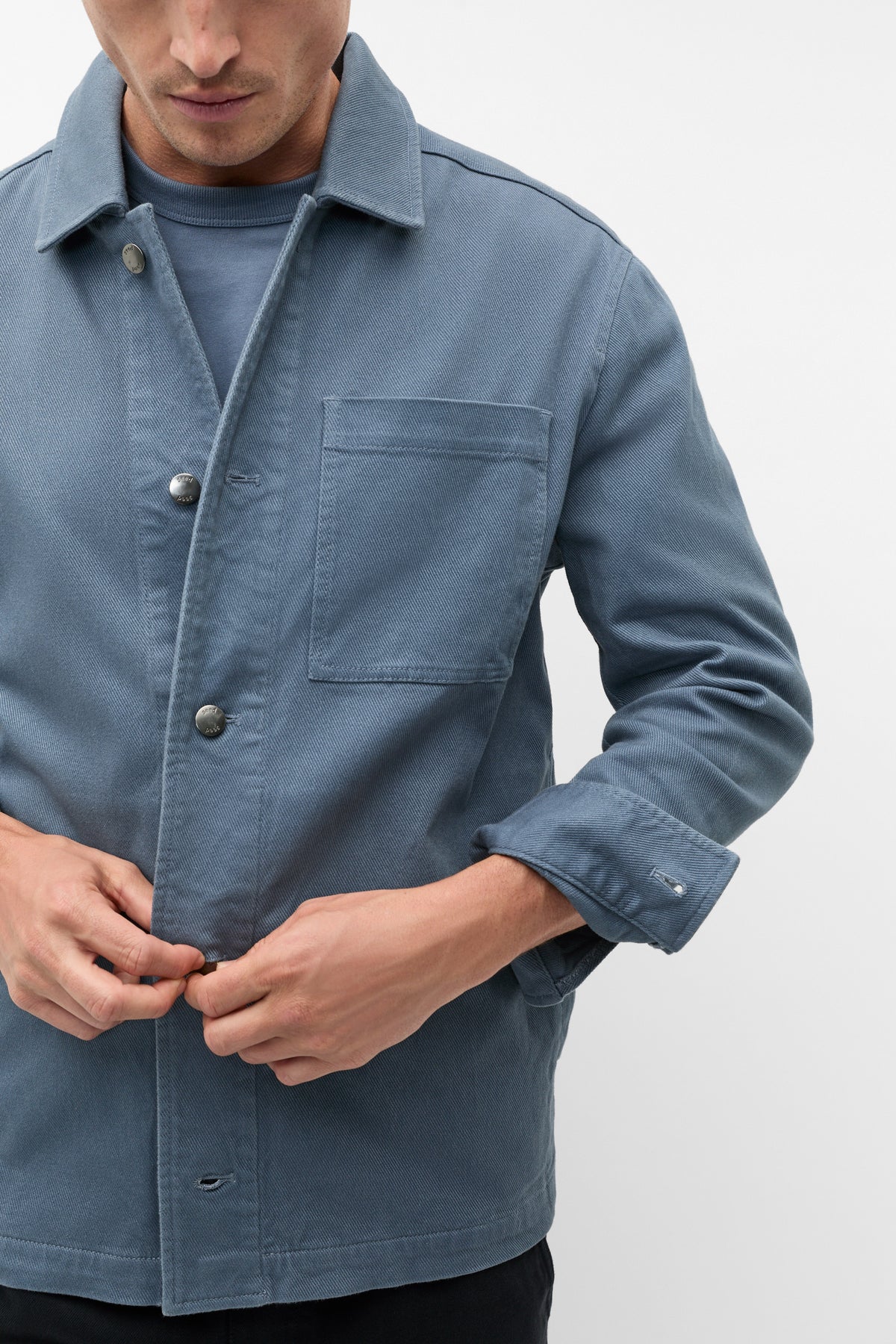Garment Dyed Twill Overshirt