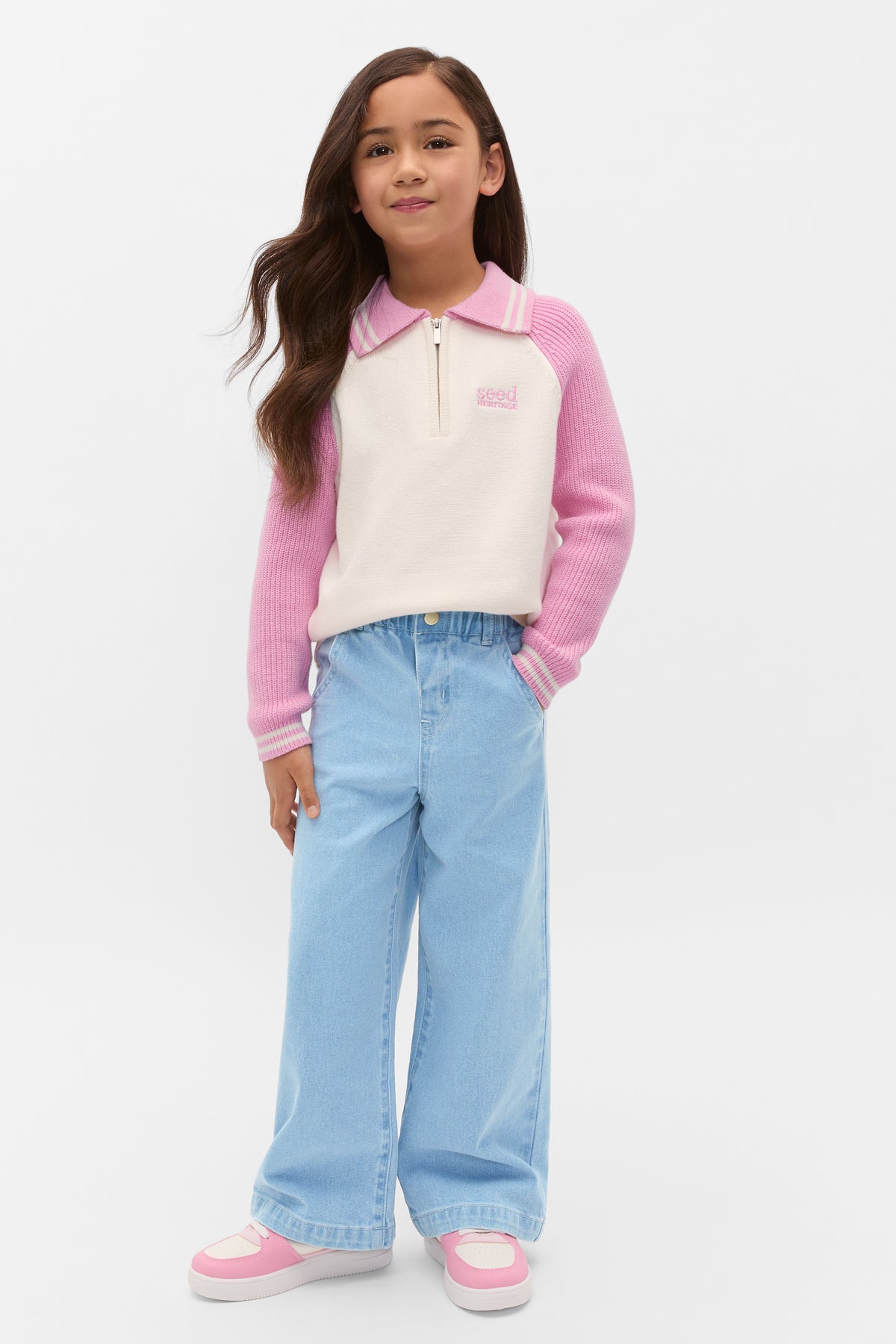 Logo Zip Cardigan