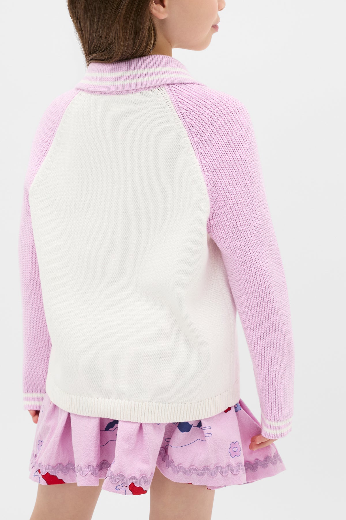 Logo Zip Cardigan
