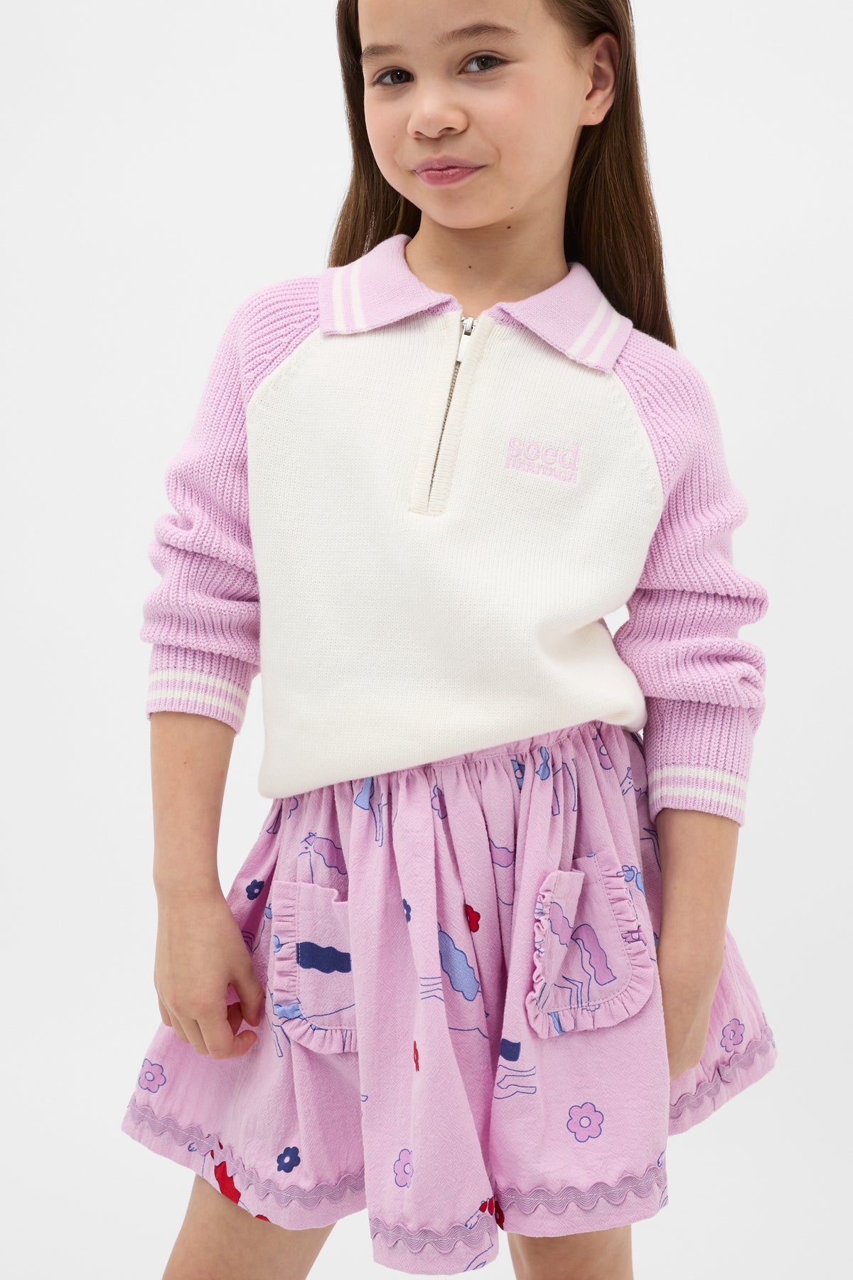 Logo Zip Cardigan