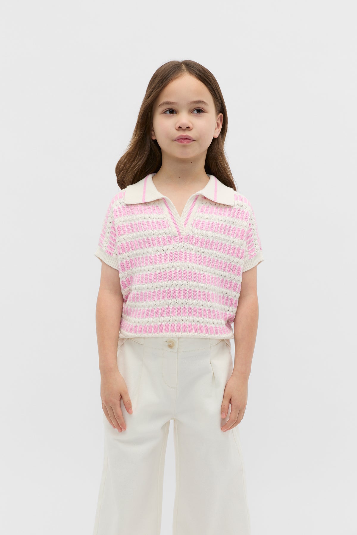 Jacquard Knit Tee