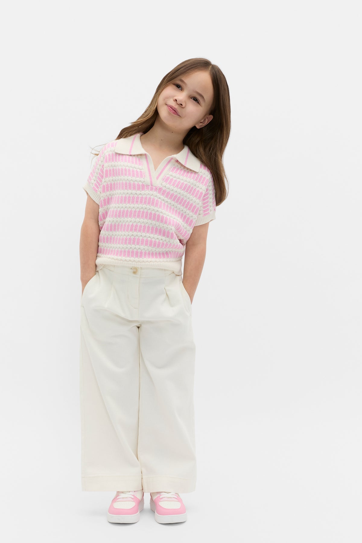 Jacquard Knit Tee