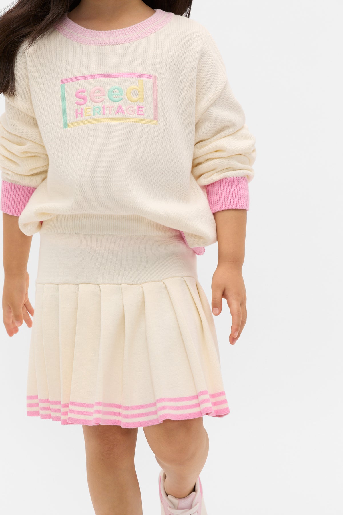 Pleat Knit Skirt