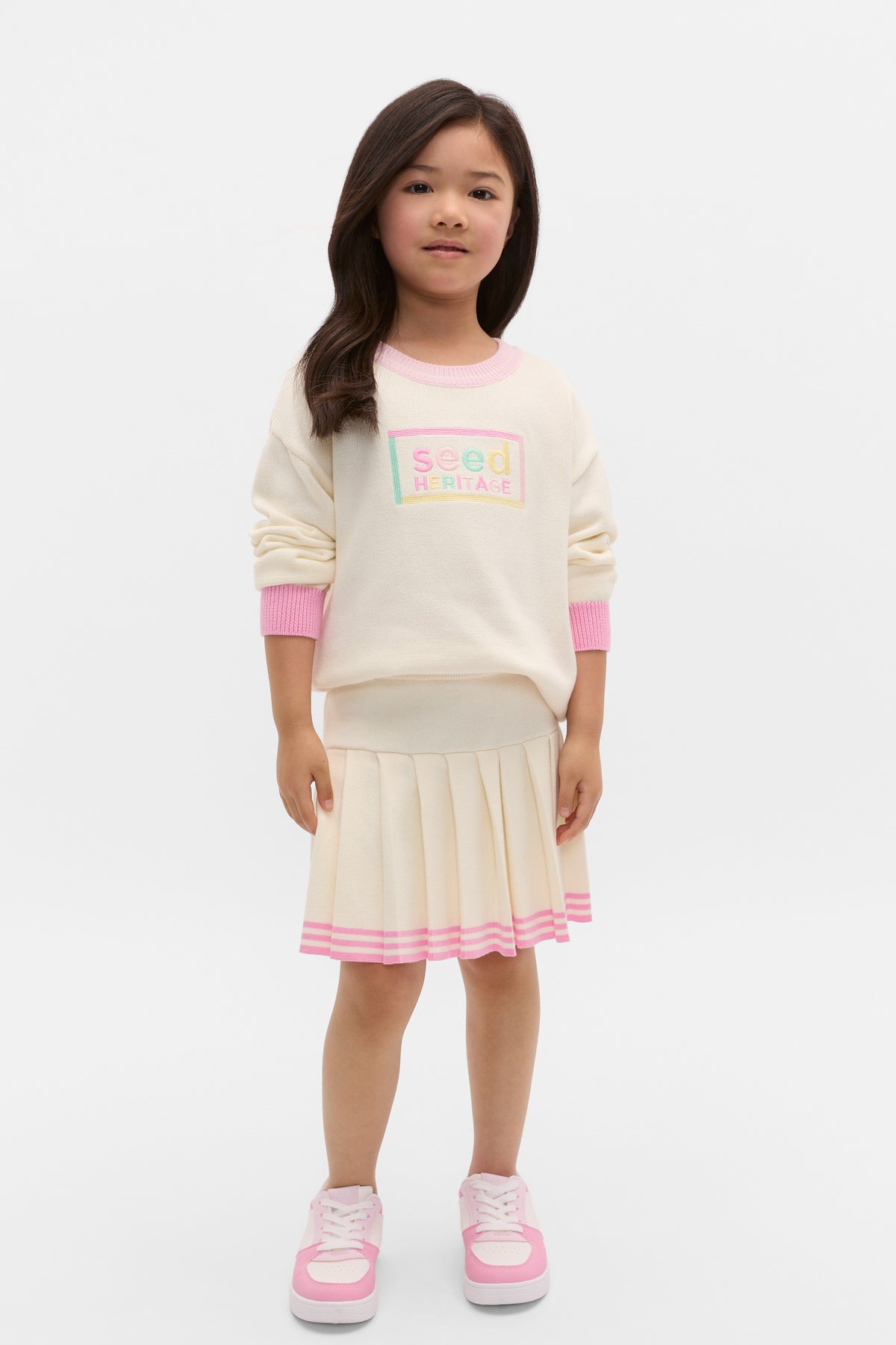 Pleat Knit Skirt