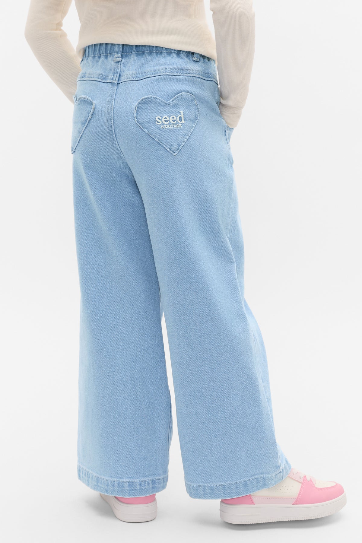 Heart Pocket Denim Jean