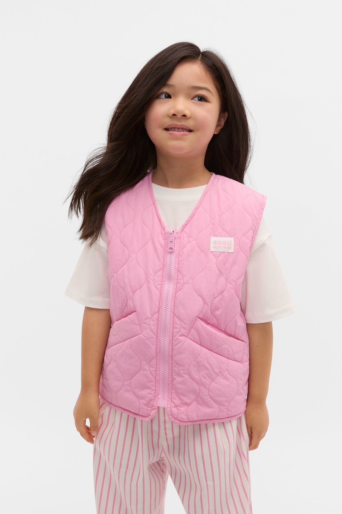 Quilted Logo Vest