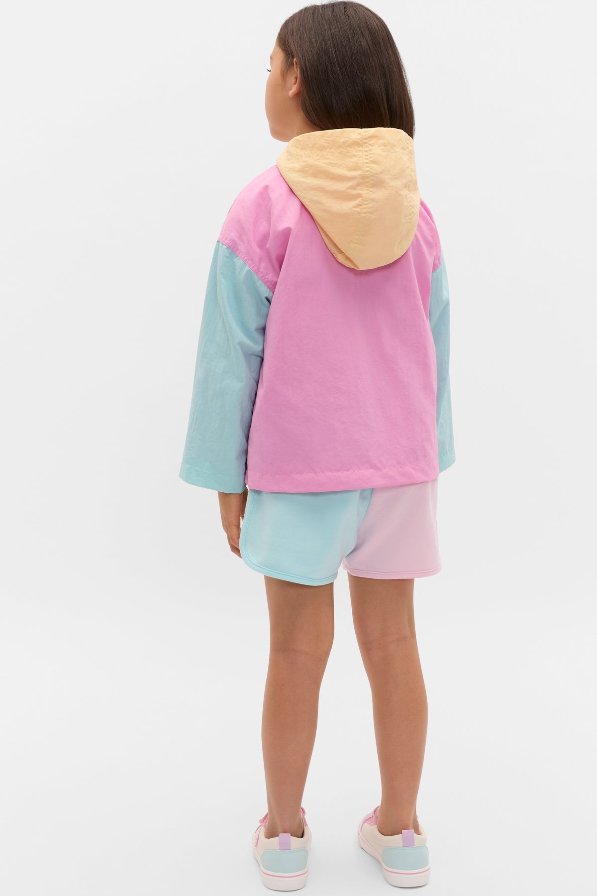 Colourblock Logo Spray Jacket
