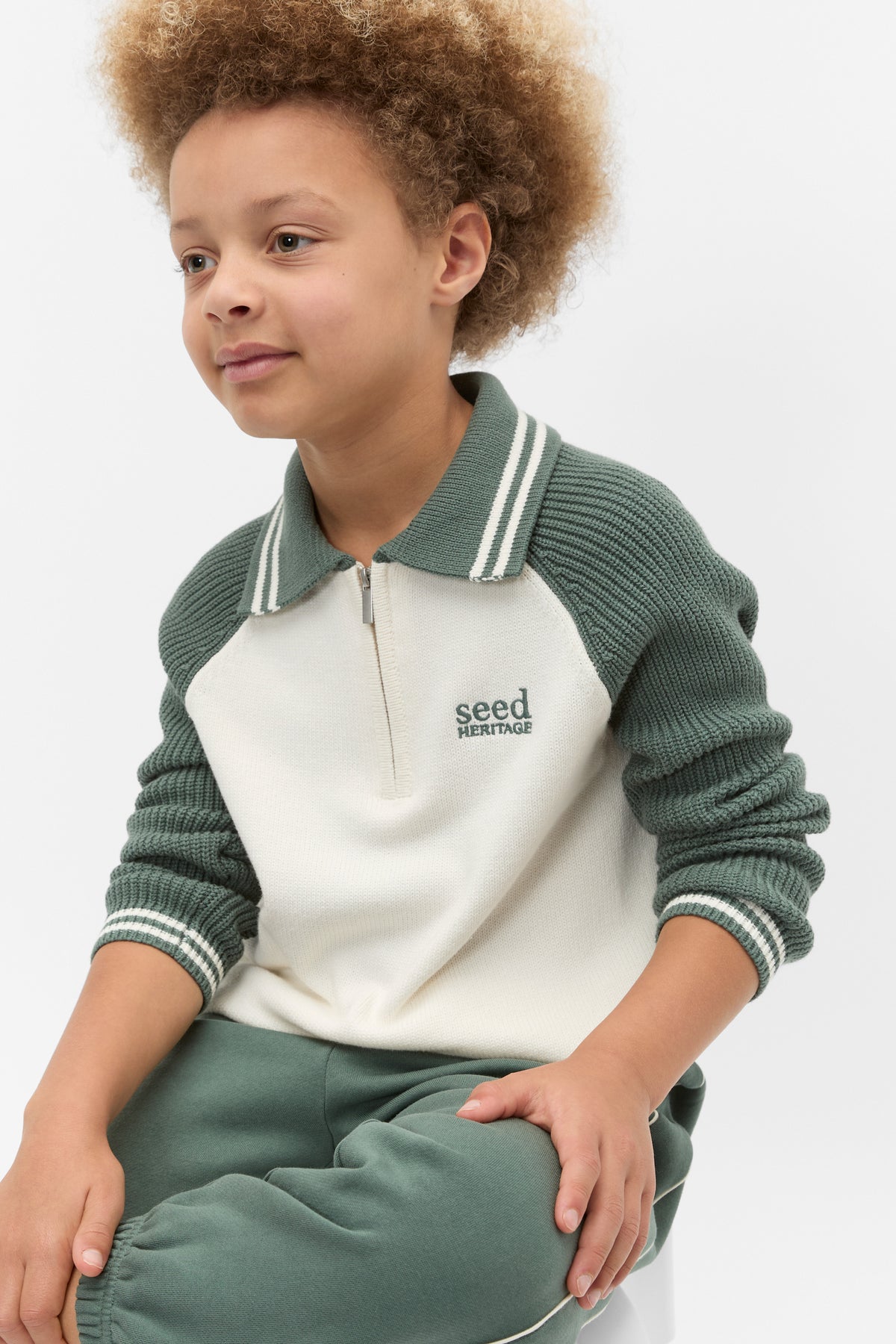Core Knit Half Zip Sweater