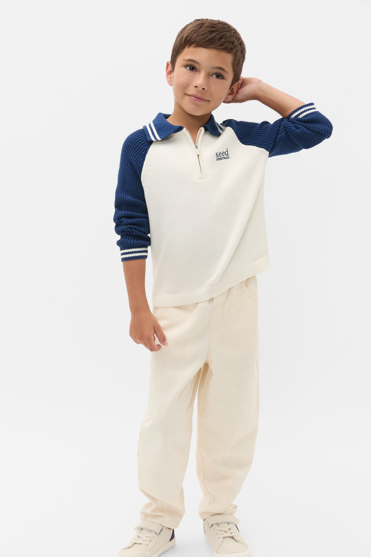 Core Knit Half Zip Sweater