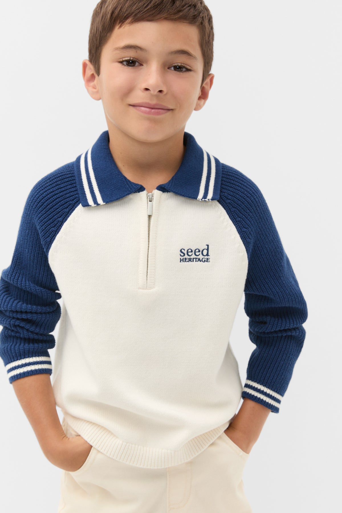 Core Knit Half Zip Sweater