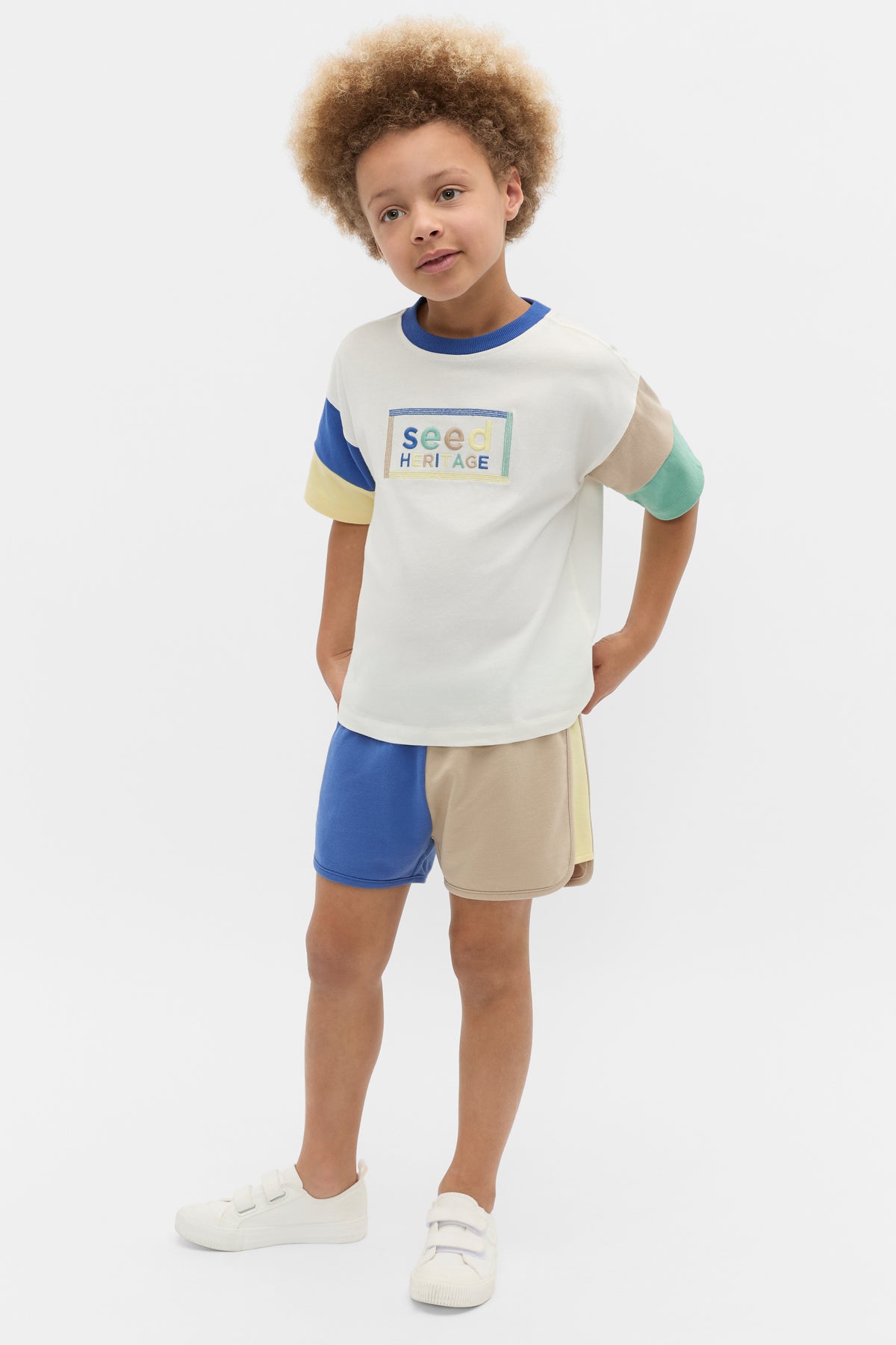 Colourblock Runner Short
