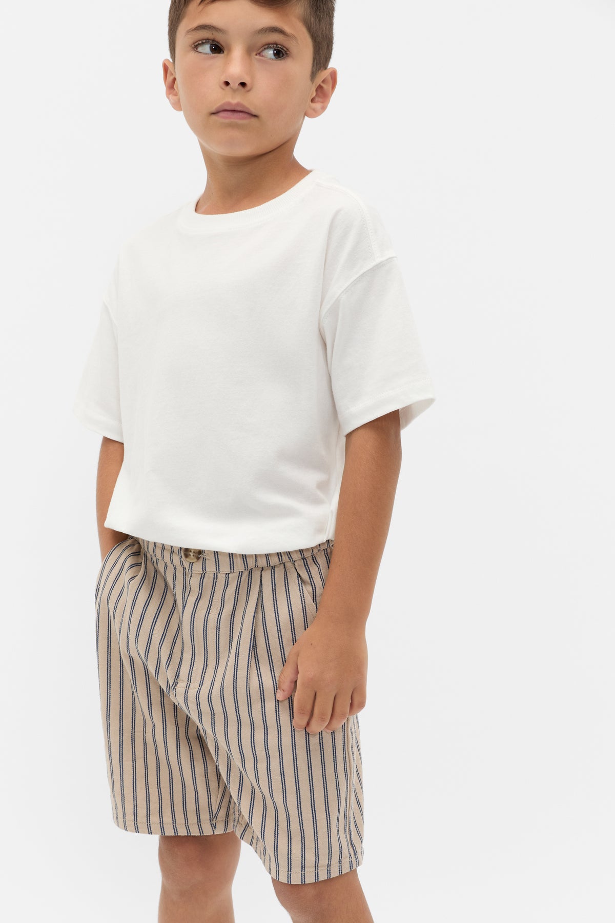 Stripe Woven Short