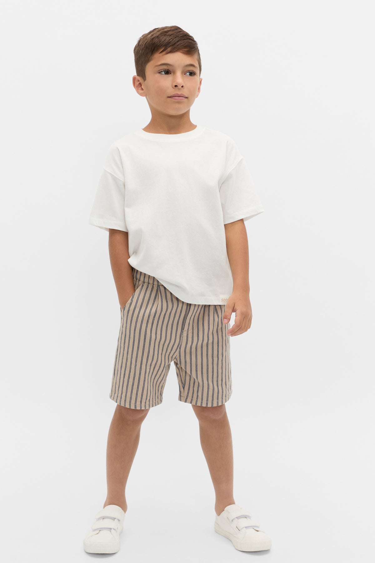 Stripe Woven Short