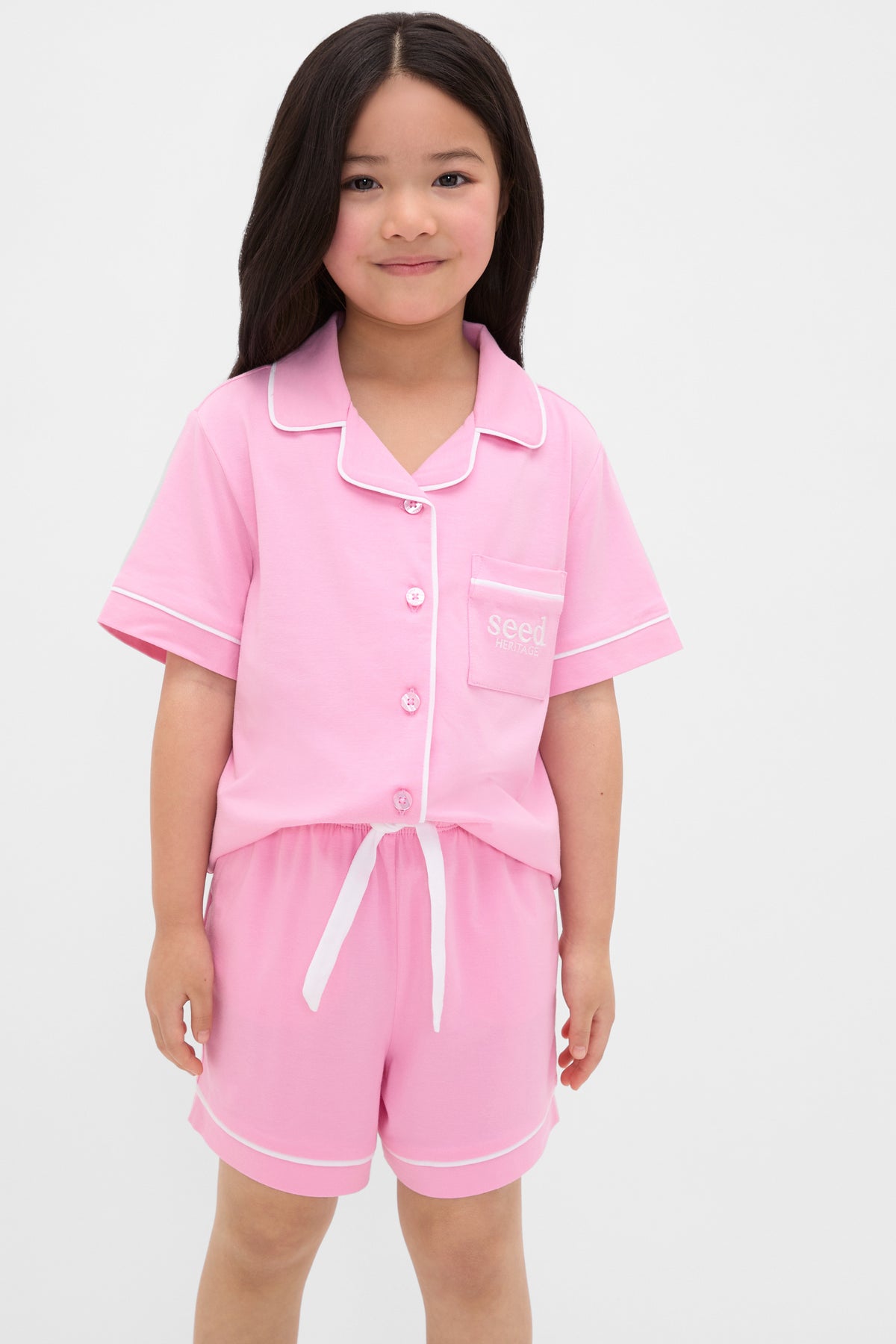 Piped Jersey SS Pyjama