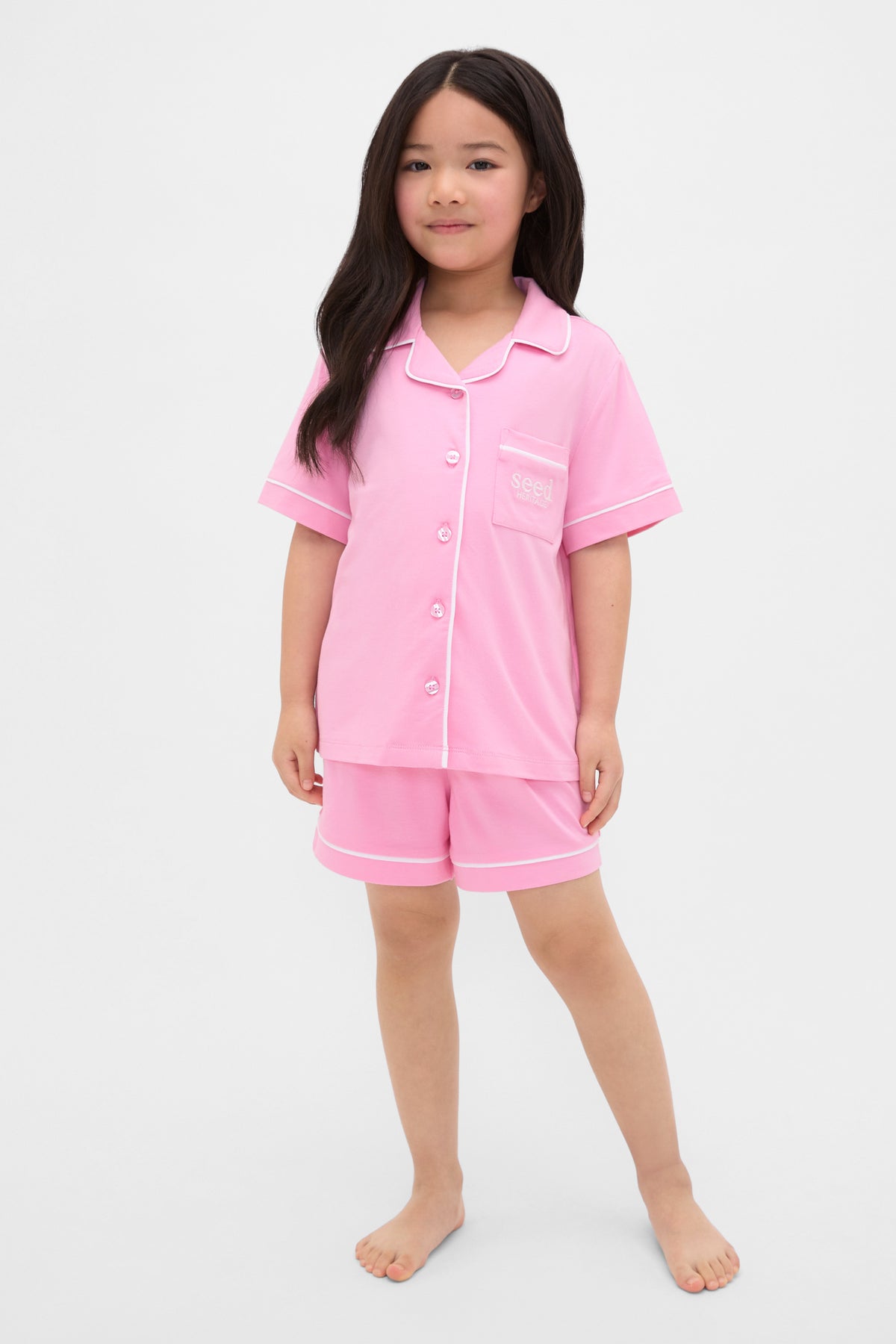 Piped Jersey SS Pyjama