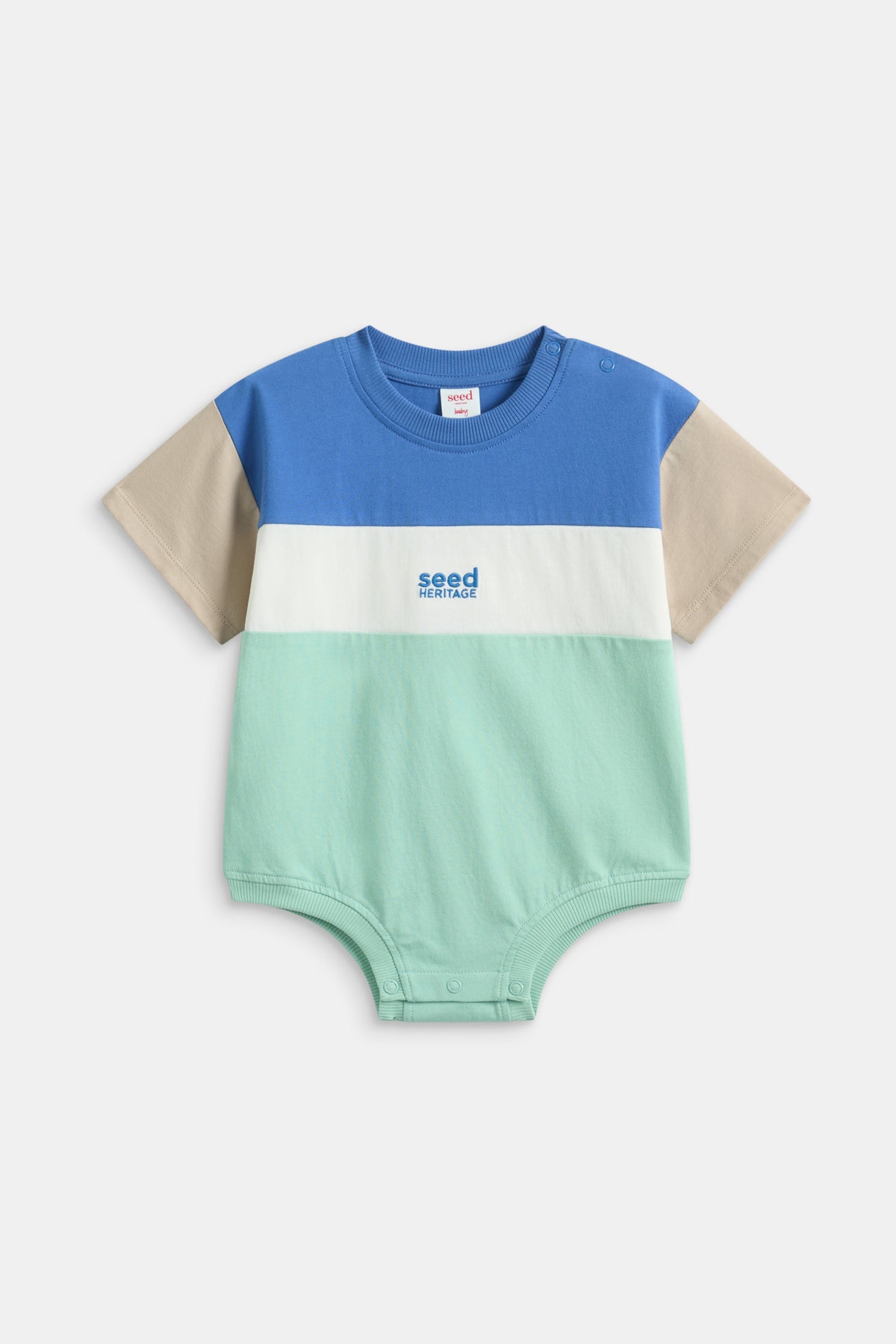 Spliced Logo Romper