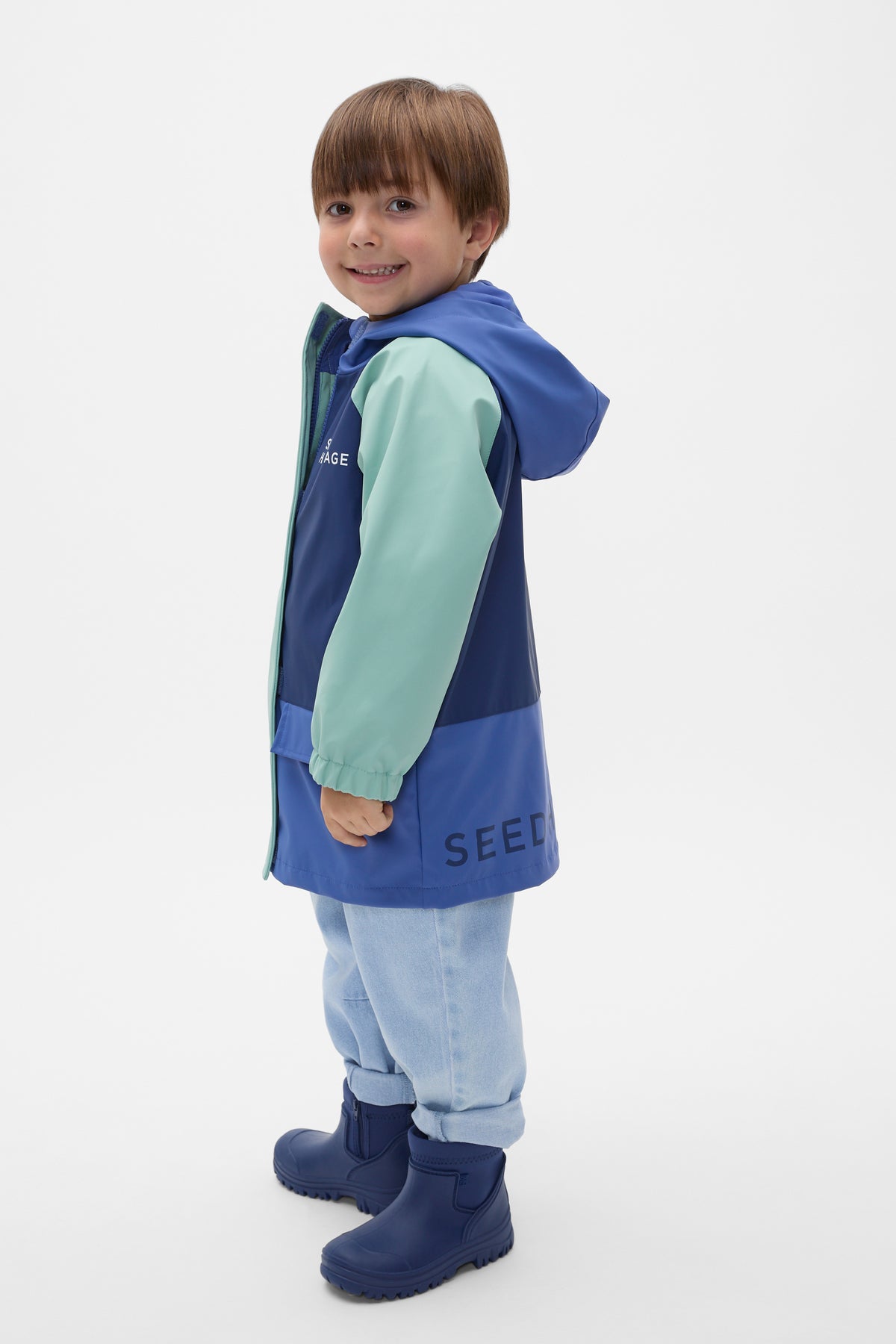 Colourblock Raincoat