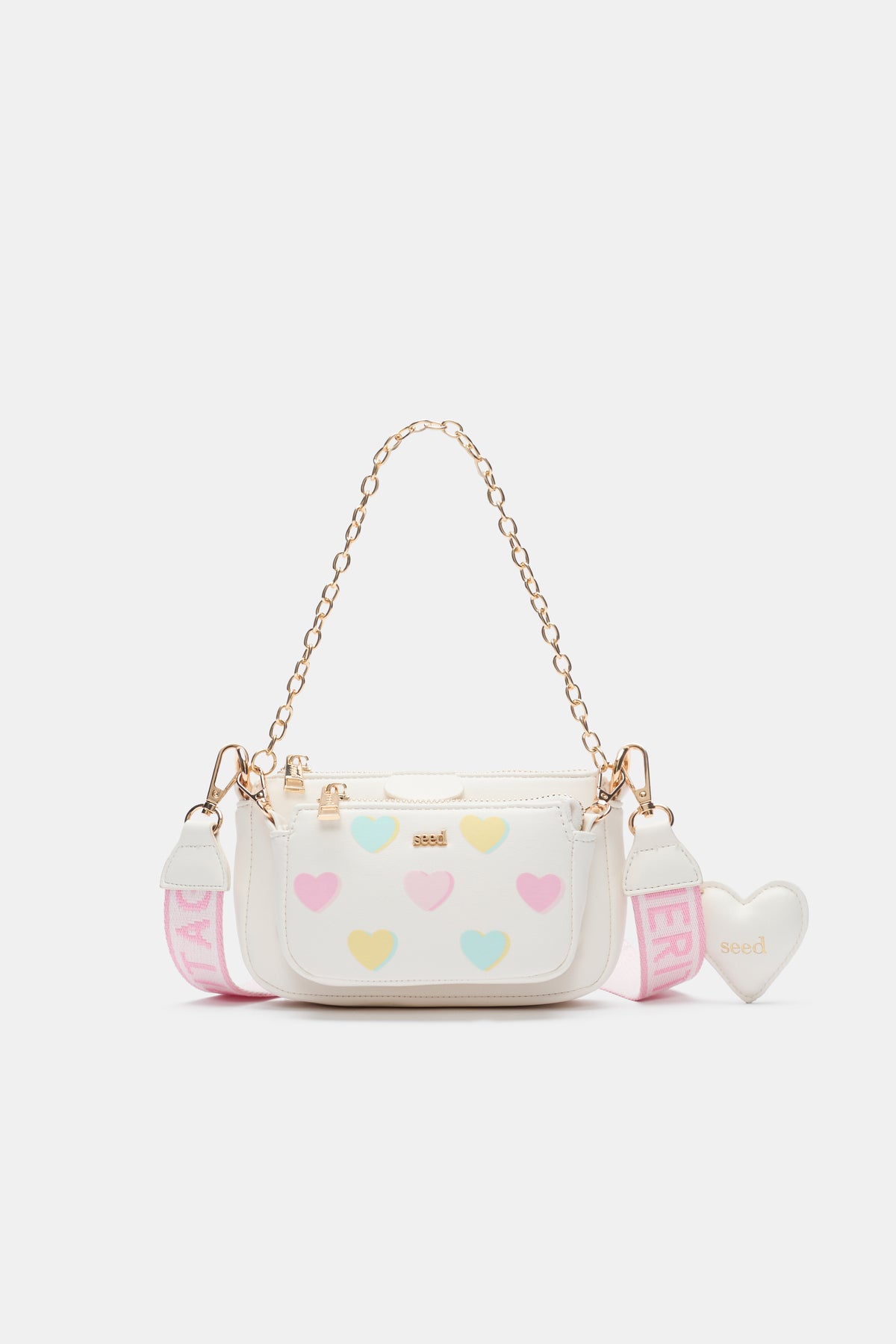 Hearts Hybrid Crossbody Bag
