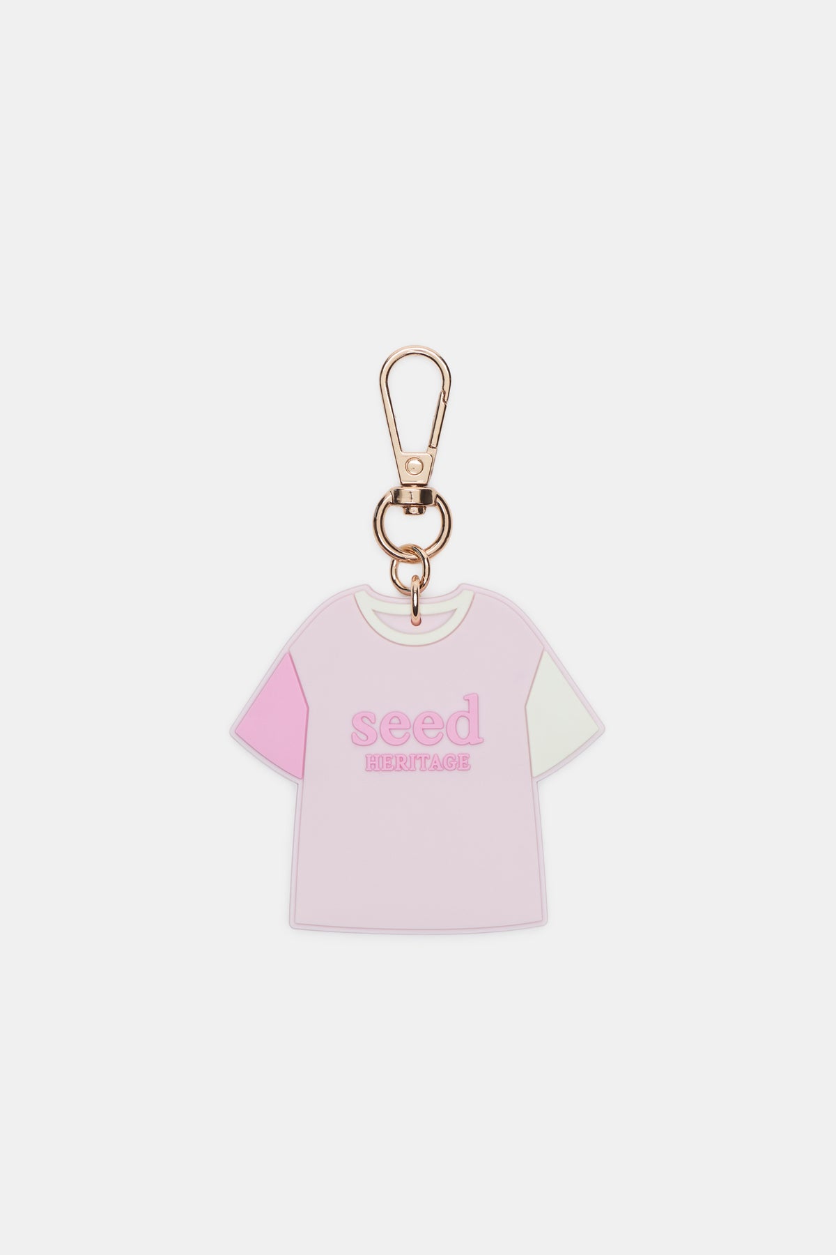 Silicone Logo Tee Keyring