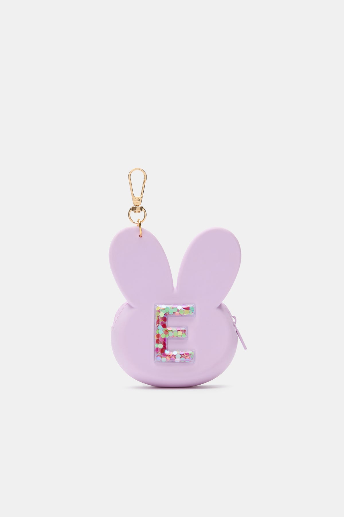 Bunny Silicone Initial Keyring