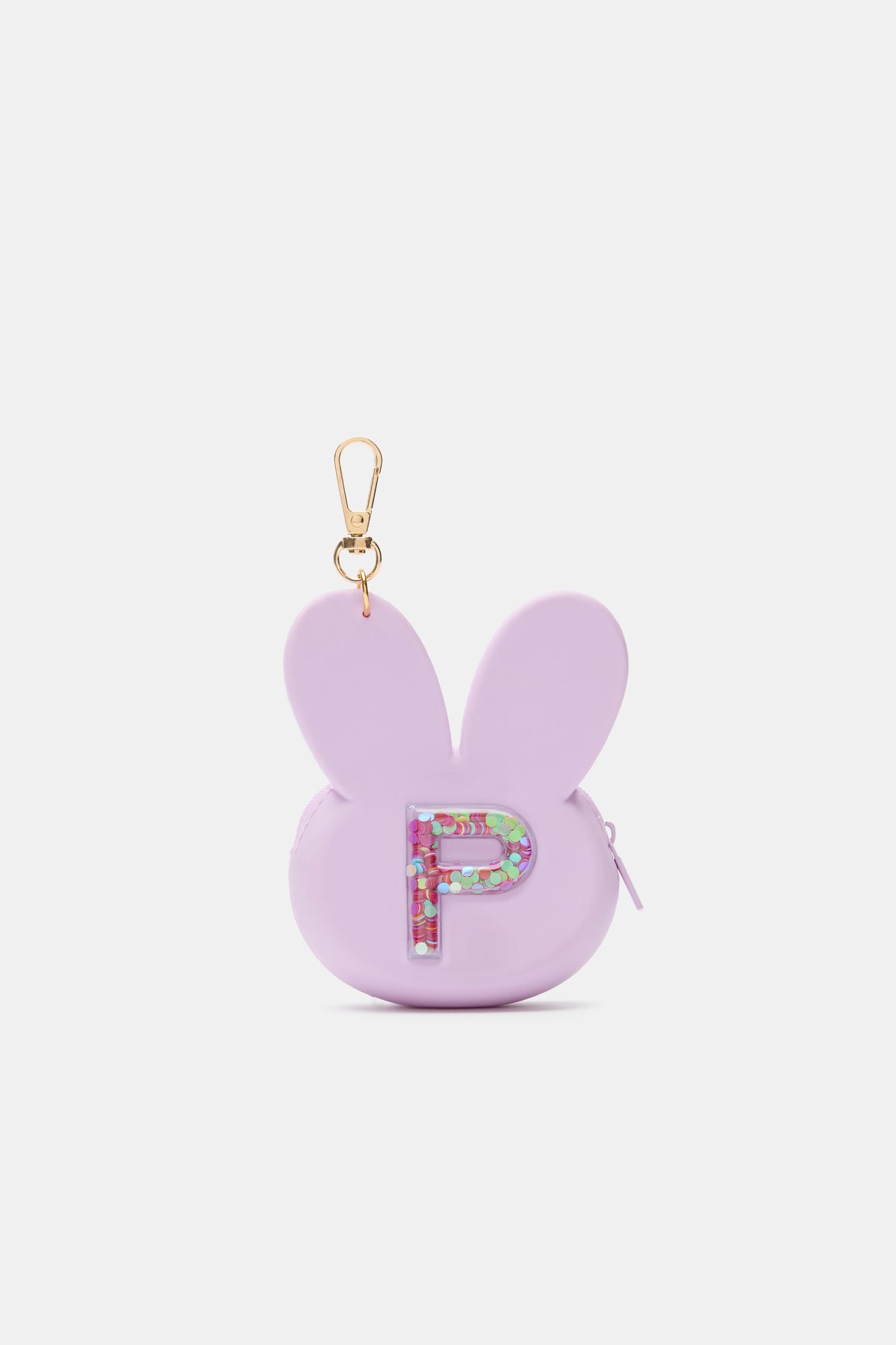 Bunny Silicone Initial Keyring