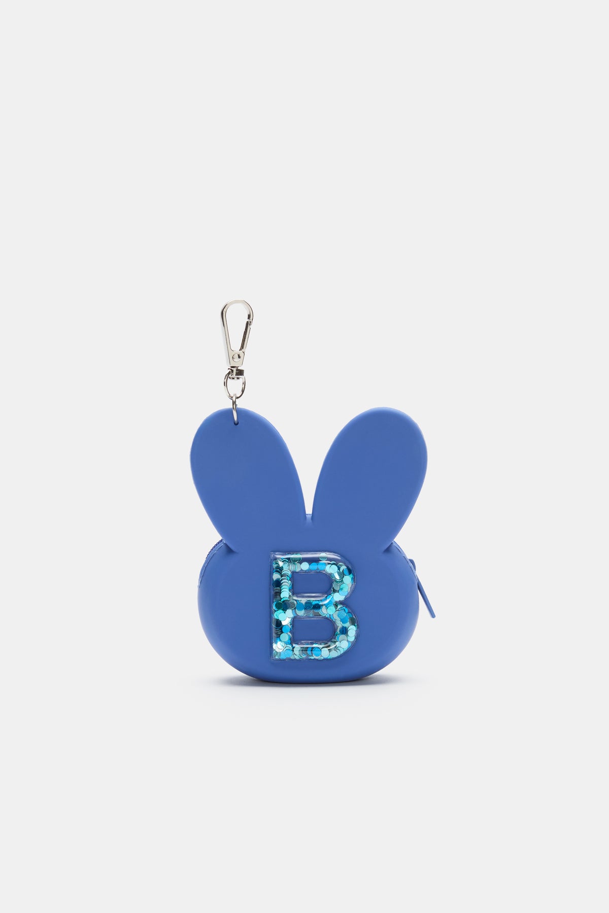 Bunny Silicone Initial Keyring
