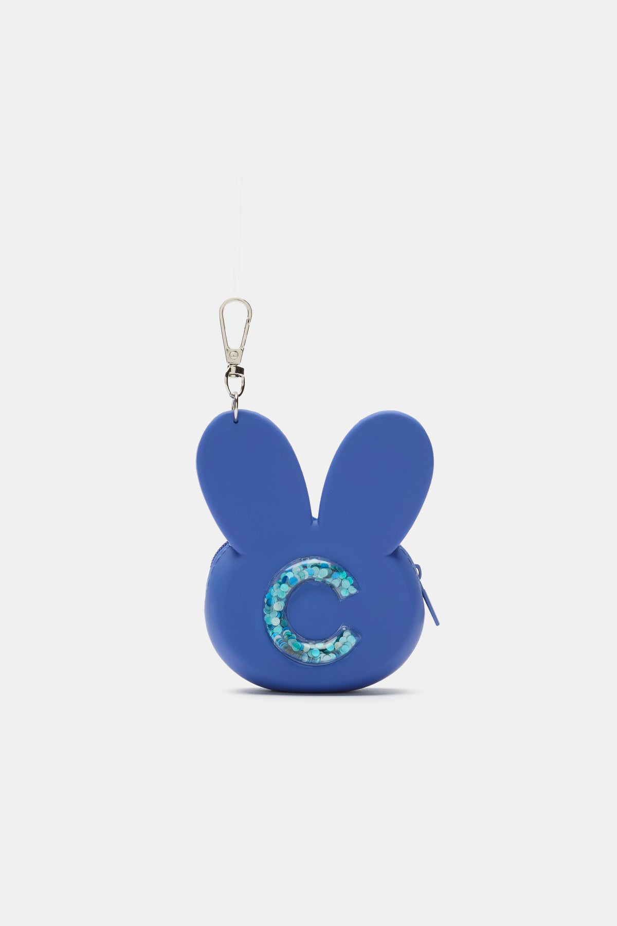 Bunny Silicone Initial Keyring