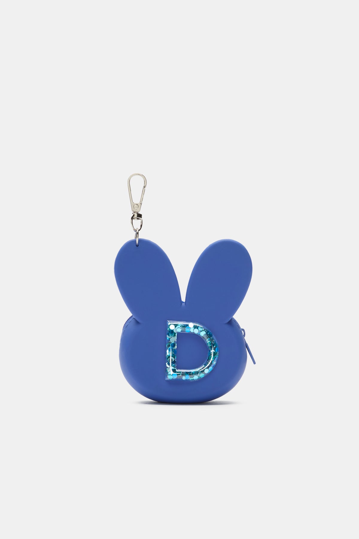 Bunny Silicone Initial Keyring