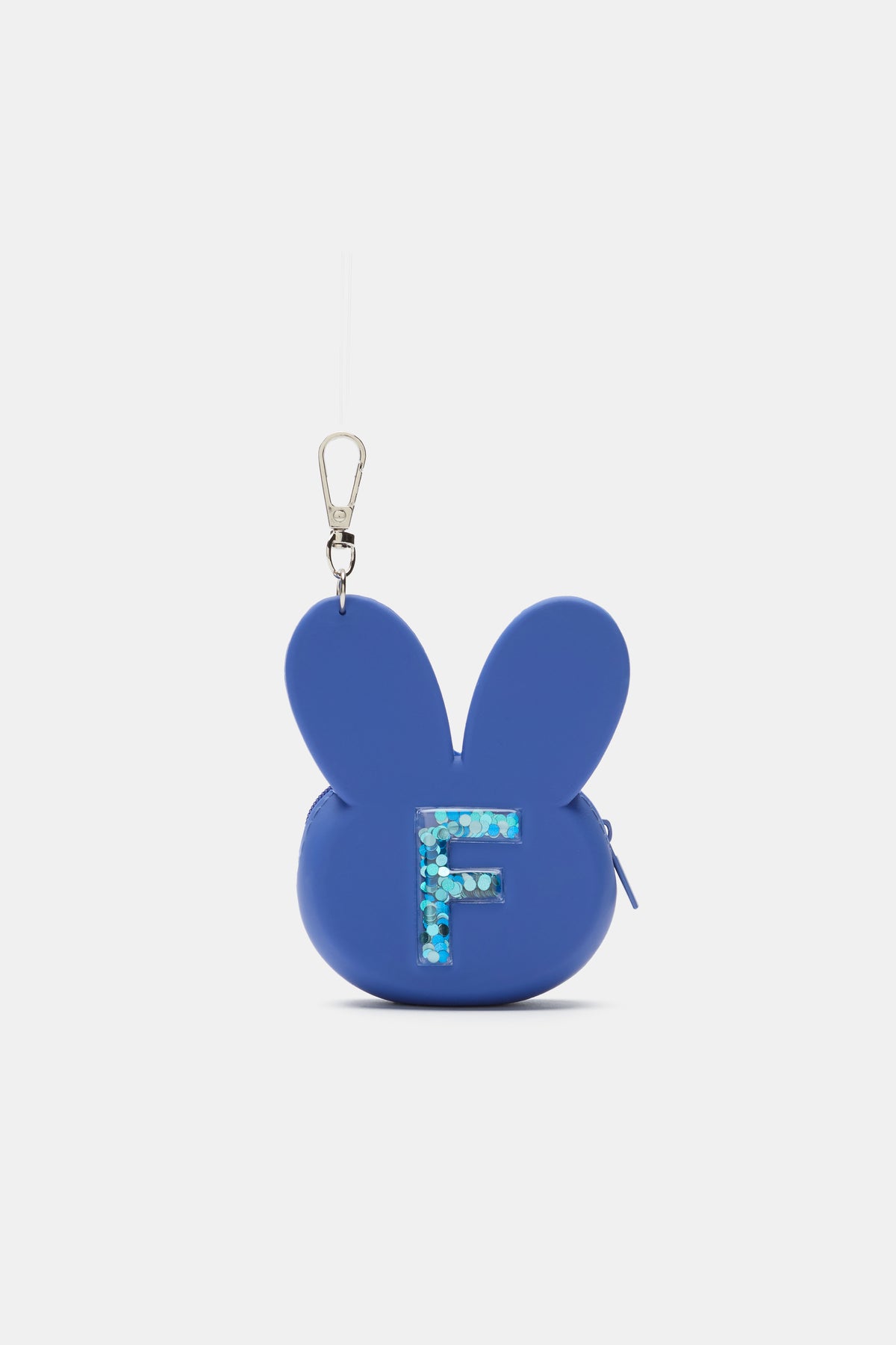Bunny Silicone Initial Keyring