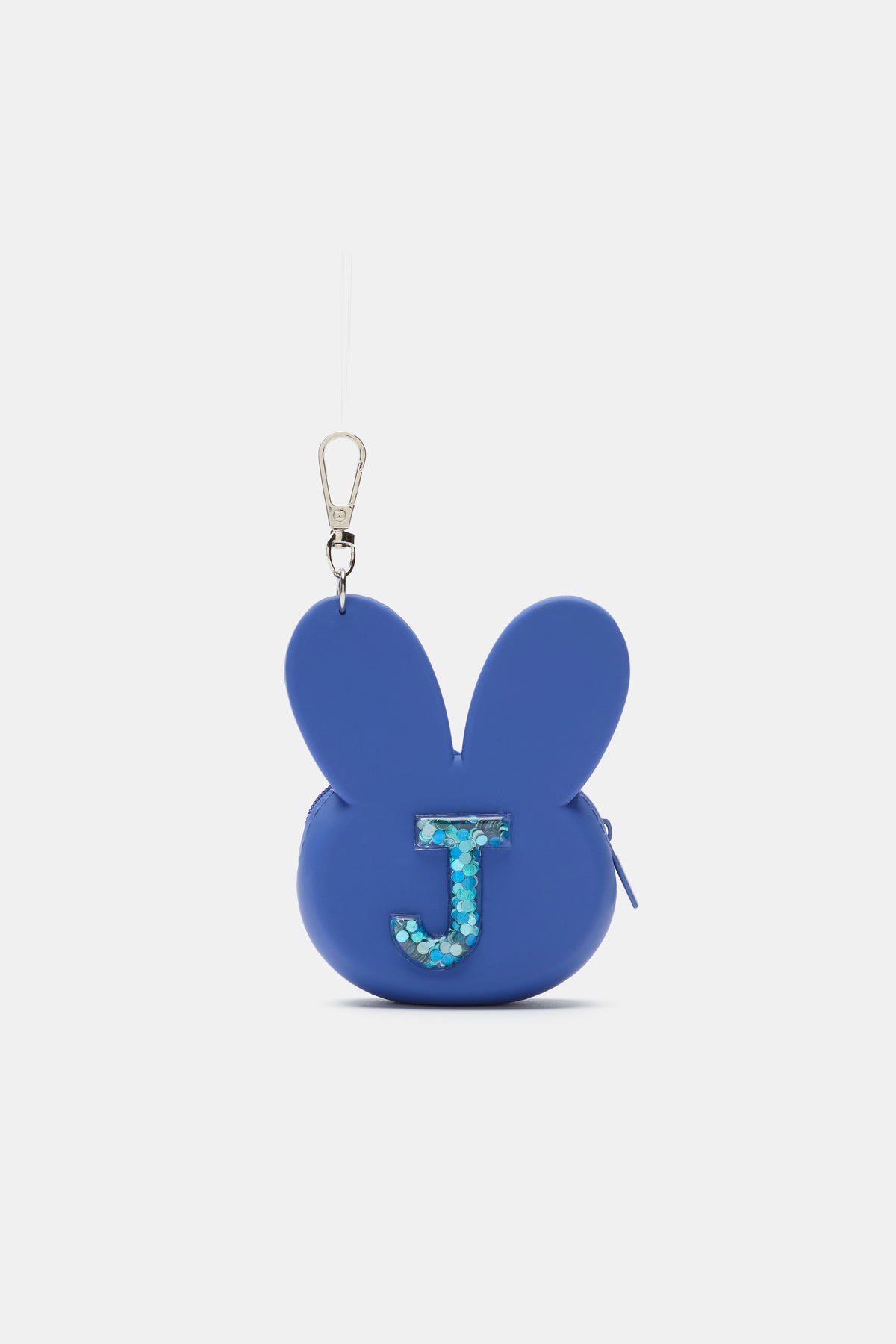 Bunny Silicone Initial Keyring