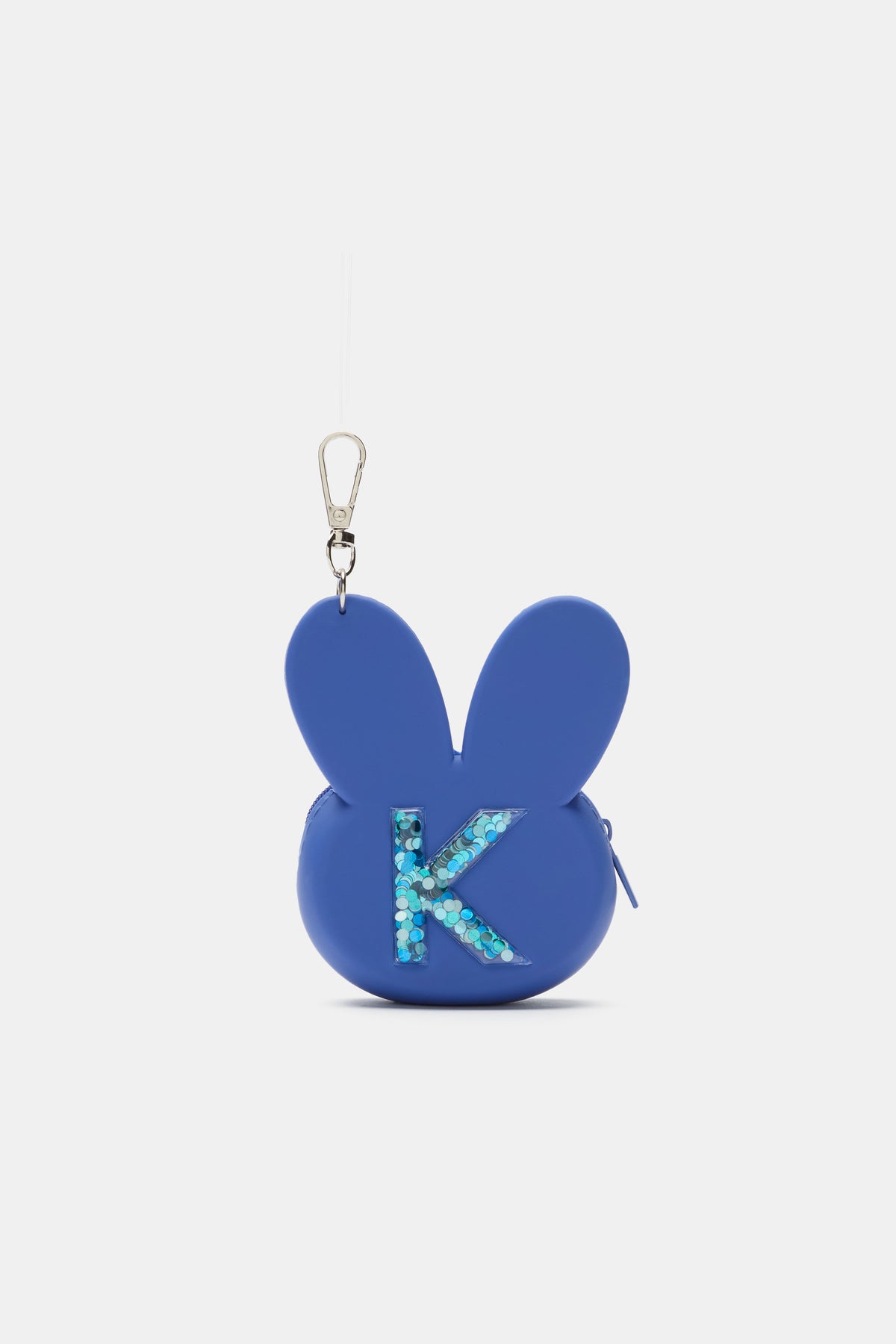 Bunny Silicone Initial Keyring