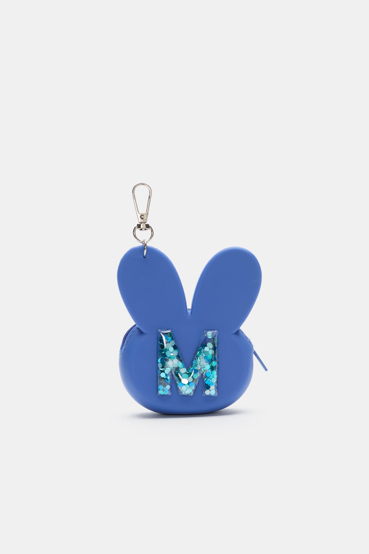 Bunny Silicone Initial Keyring