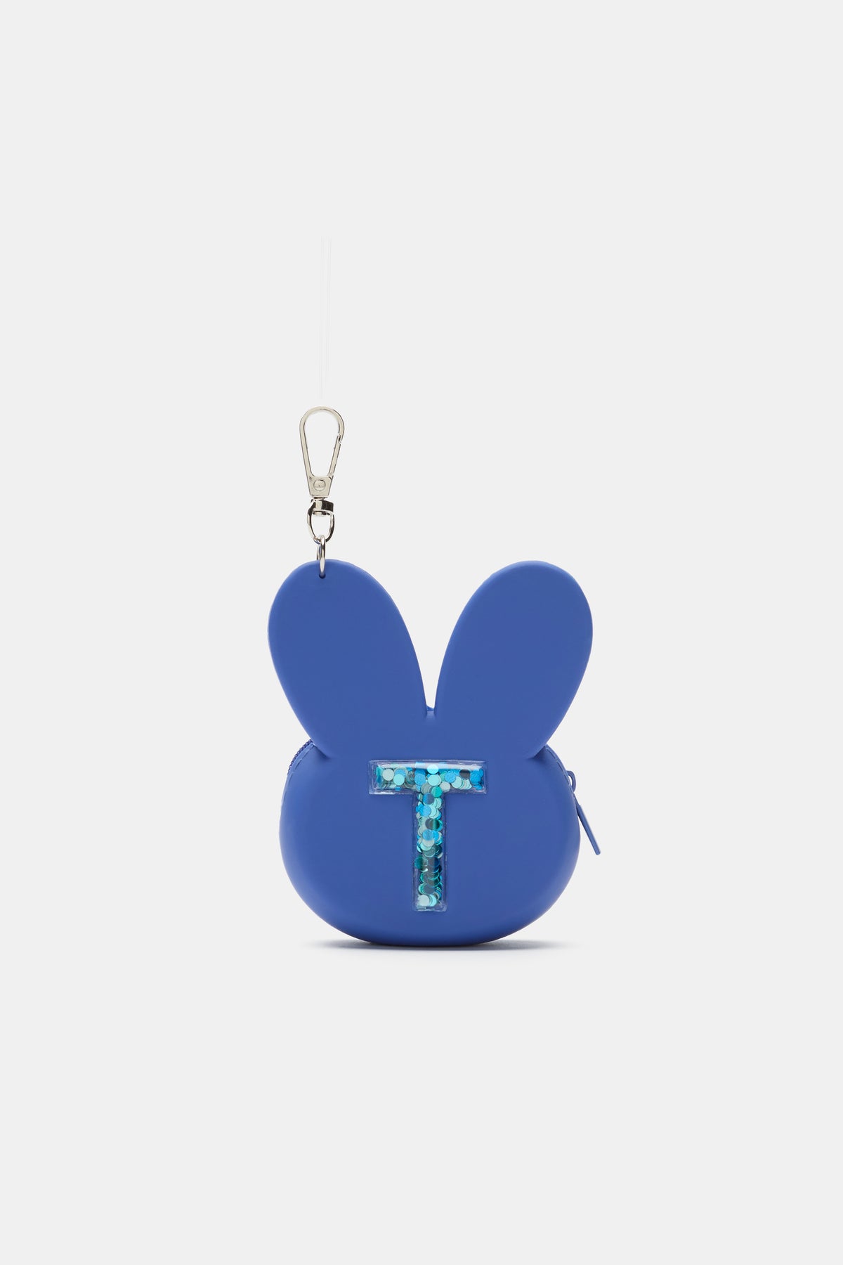 Bunny Silicone Initial Keyring