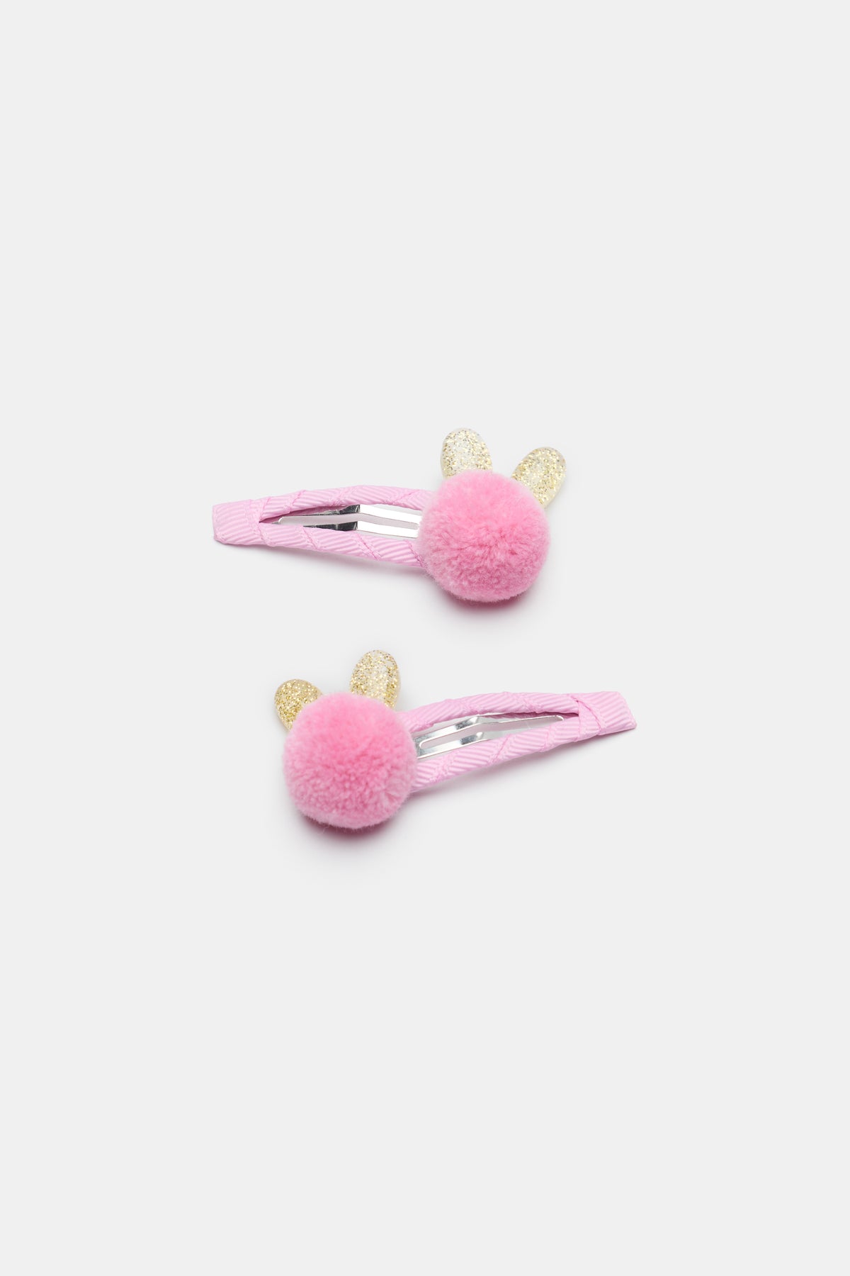 Pom Pom Bunny Ears Snaps