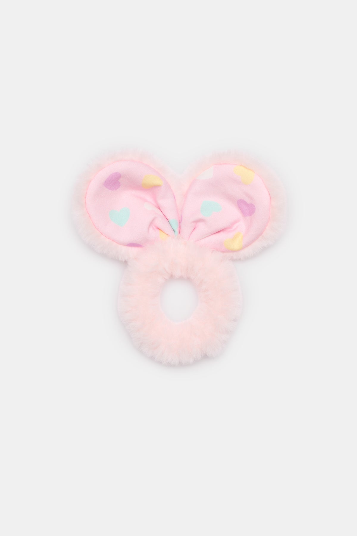 Bunny Ears Heart Scrunchie