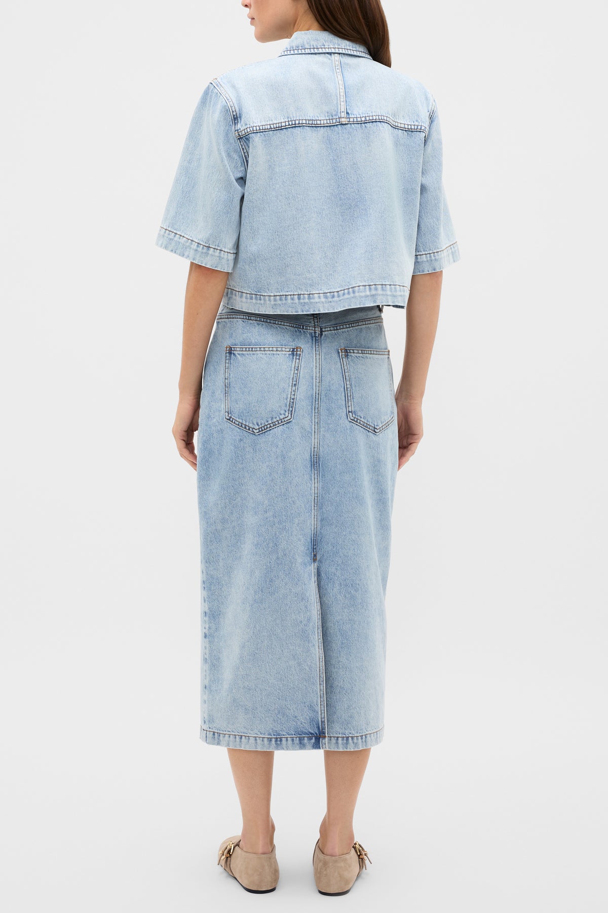 Denim Boxy Shirt