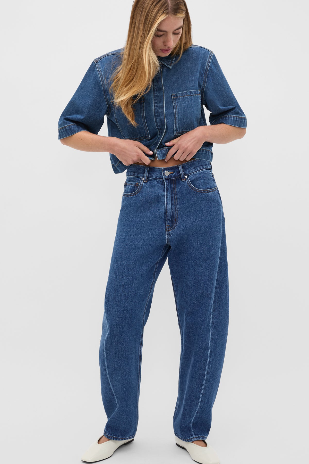 Denim Boxy Shirt