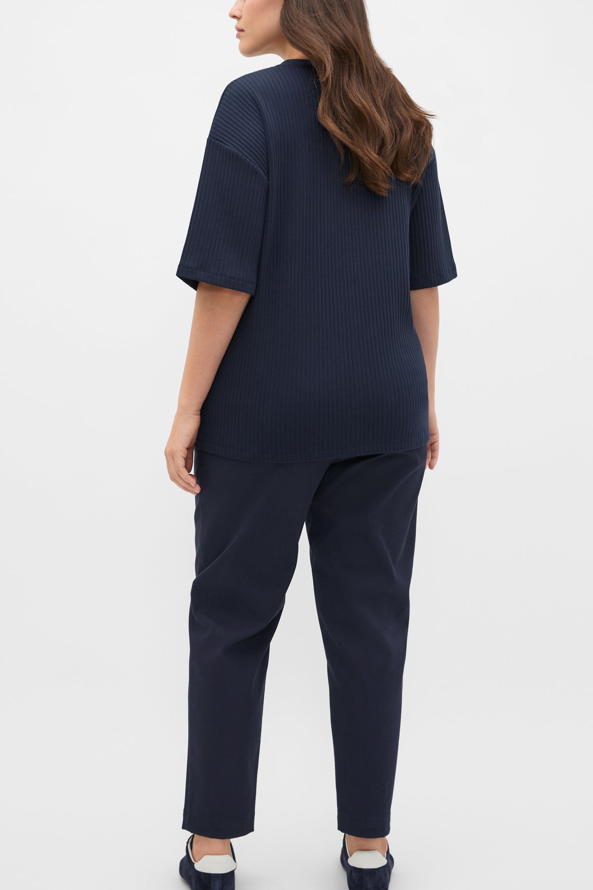 Cotton Rib Longline Tee