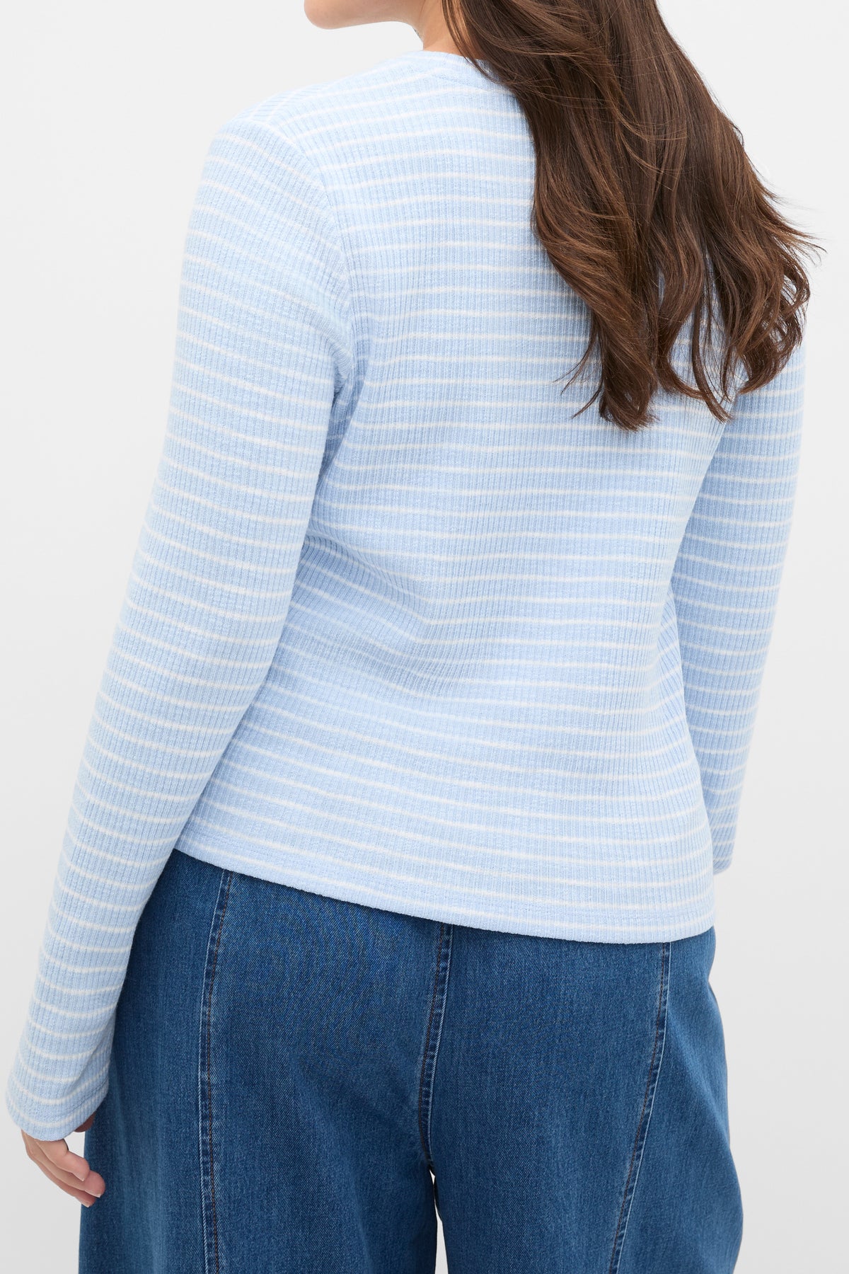 Self Stripe Textured Top