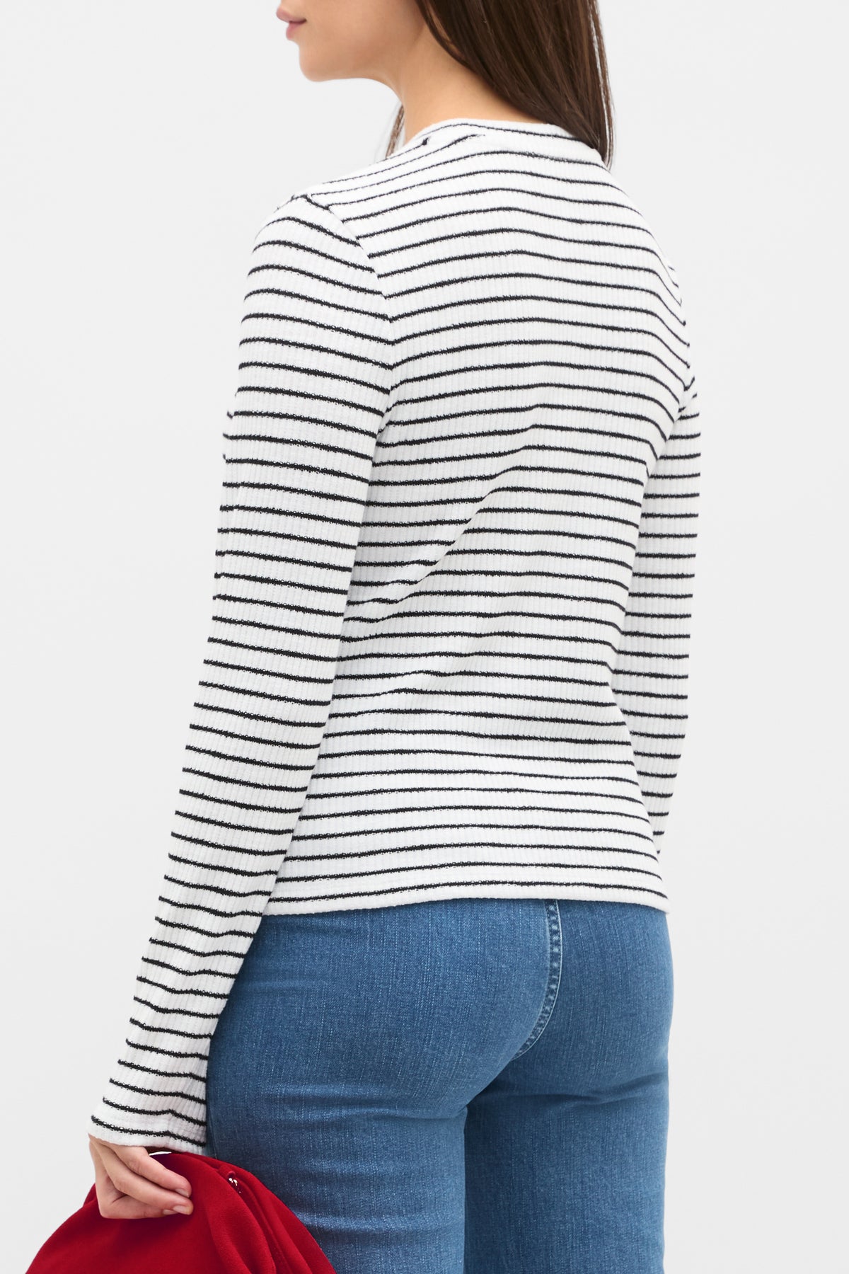 Self Stripe Textured Top