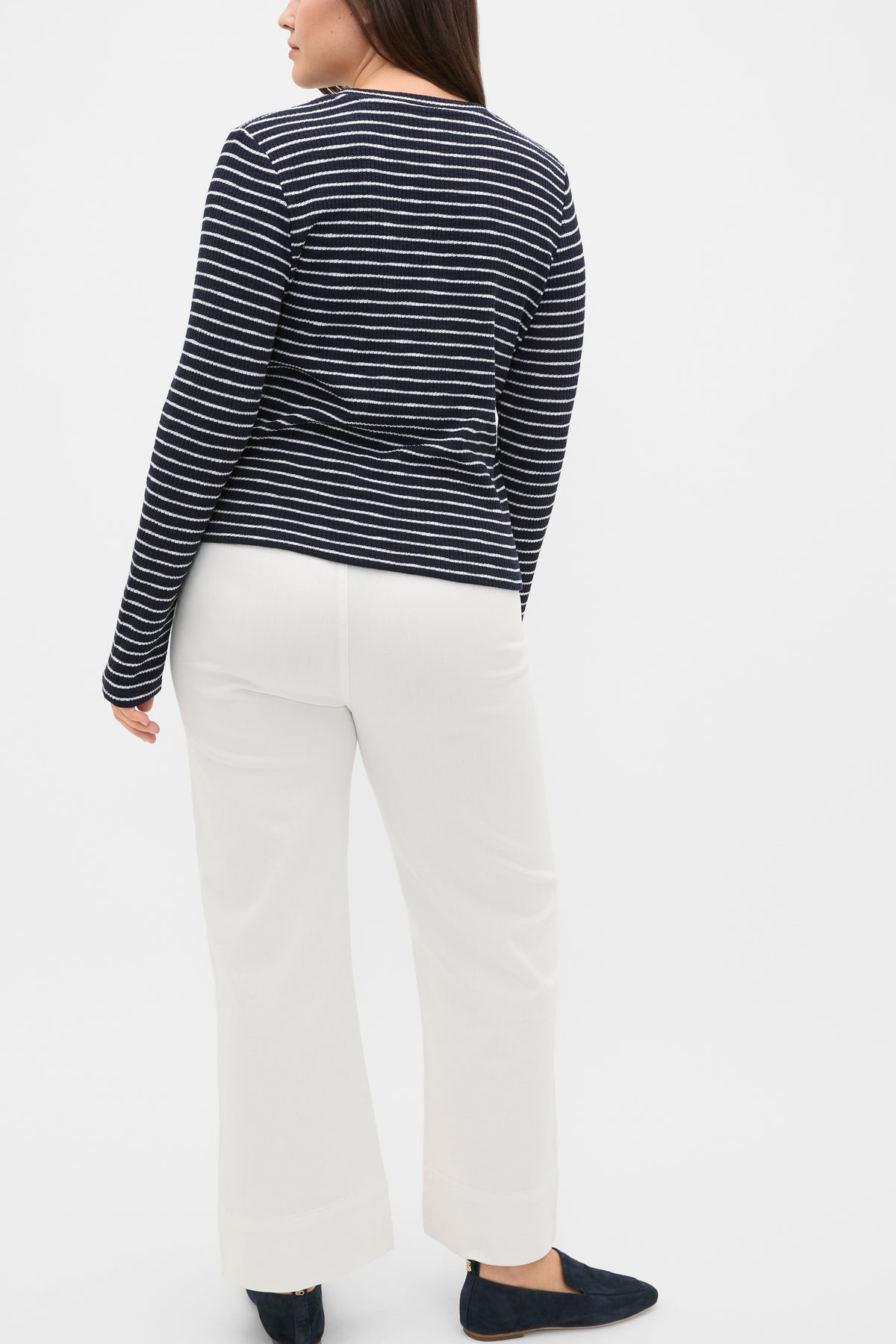 Self Stripe Textured Top