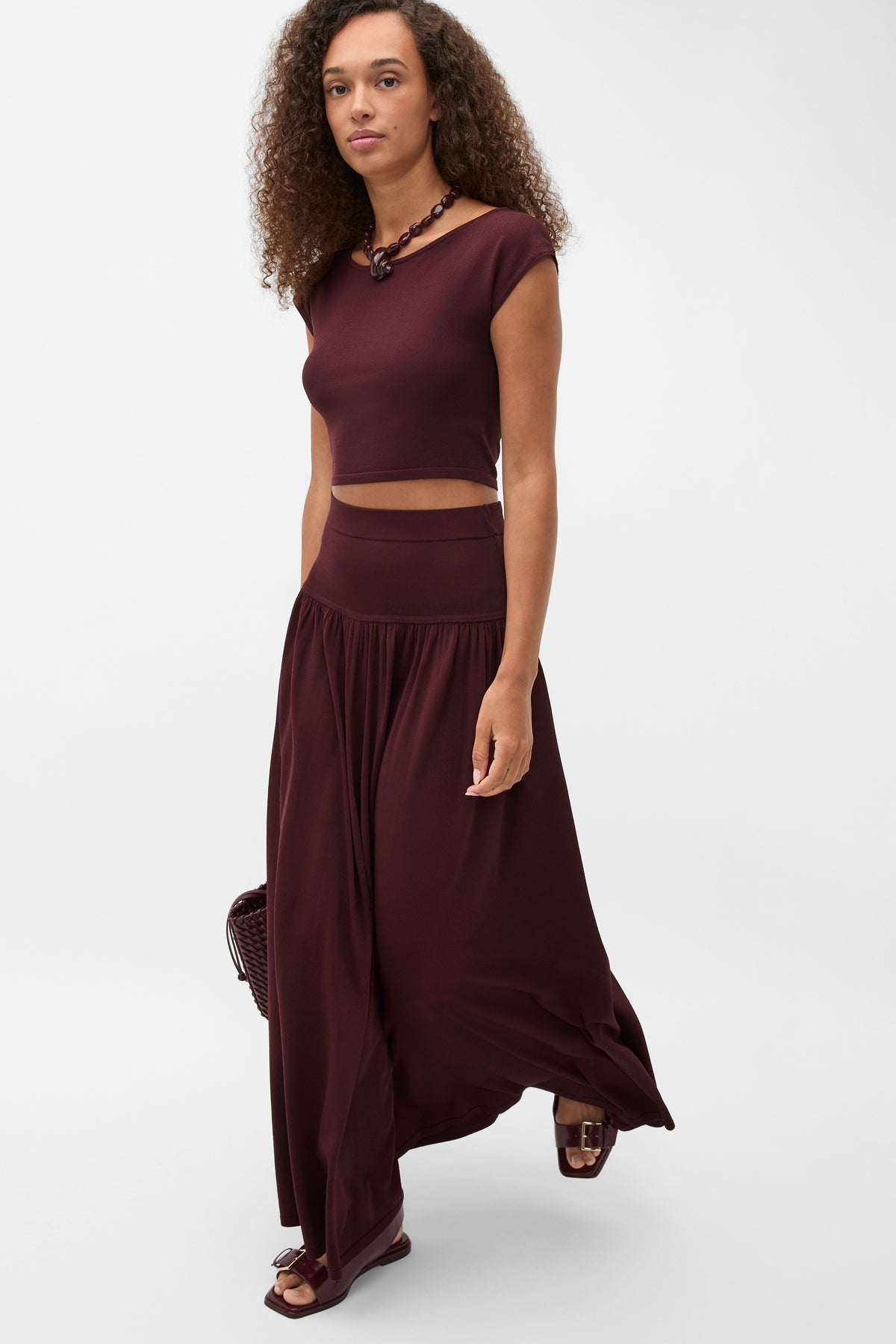 Compact Crepe Knit Top
