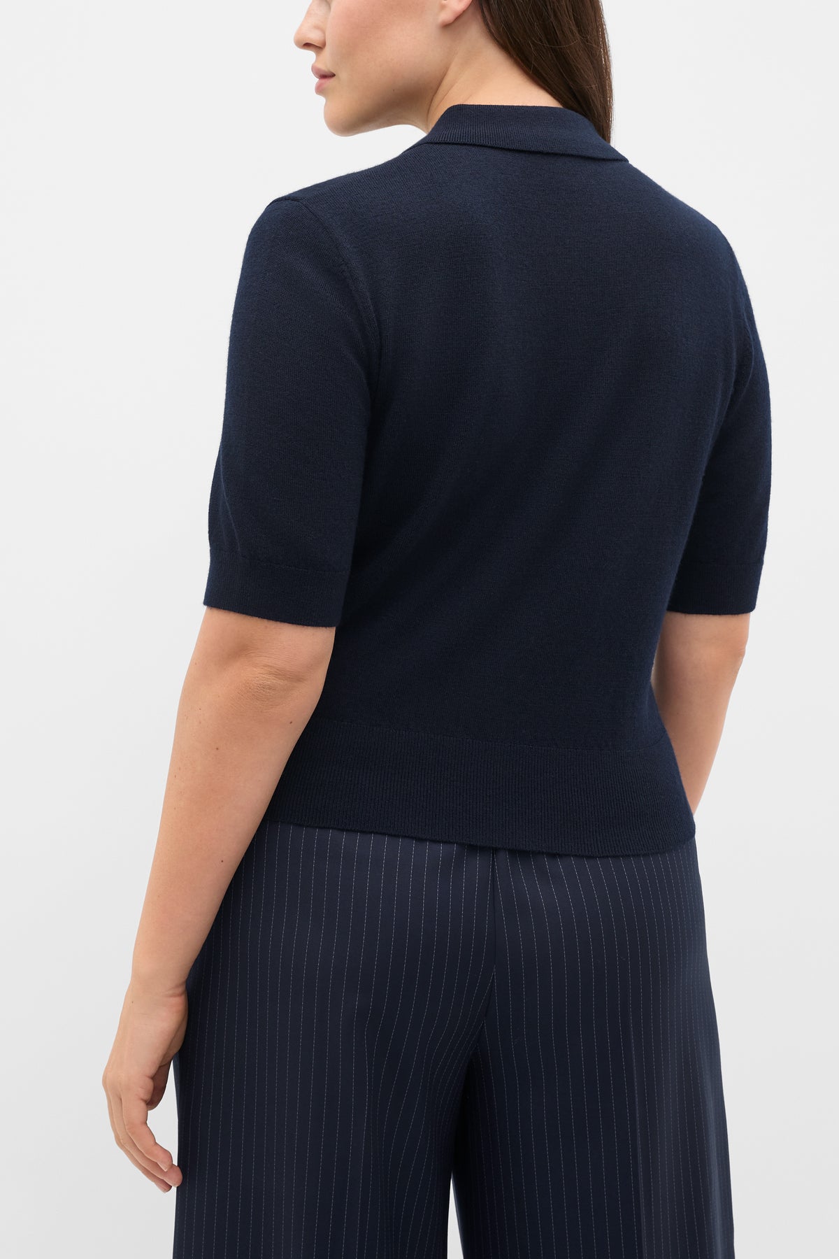 Australian Merino Knit Polo Top