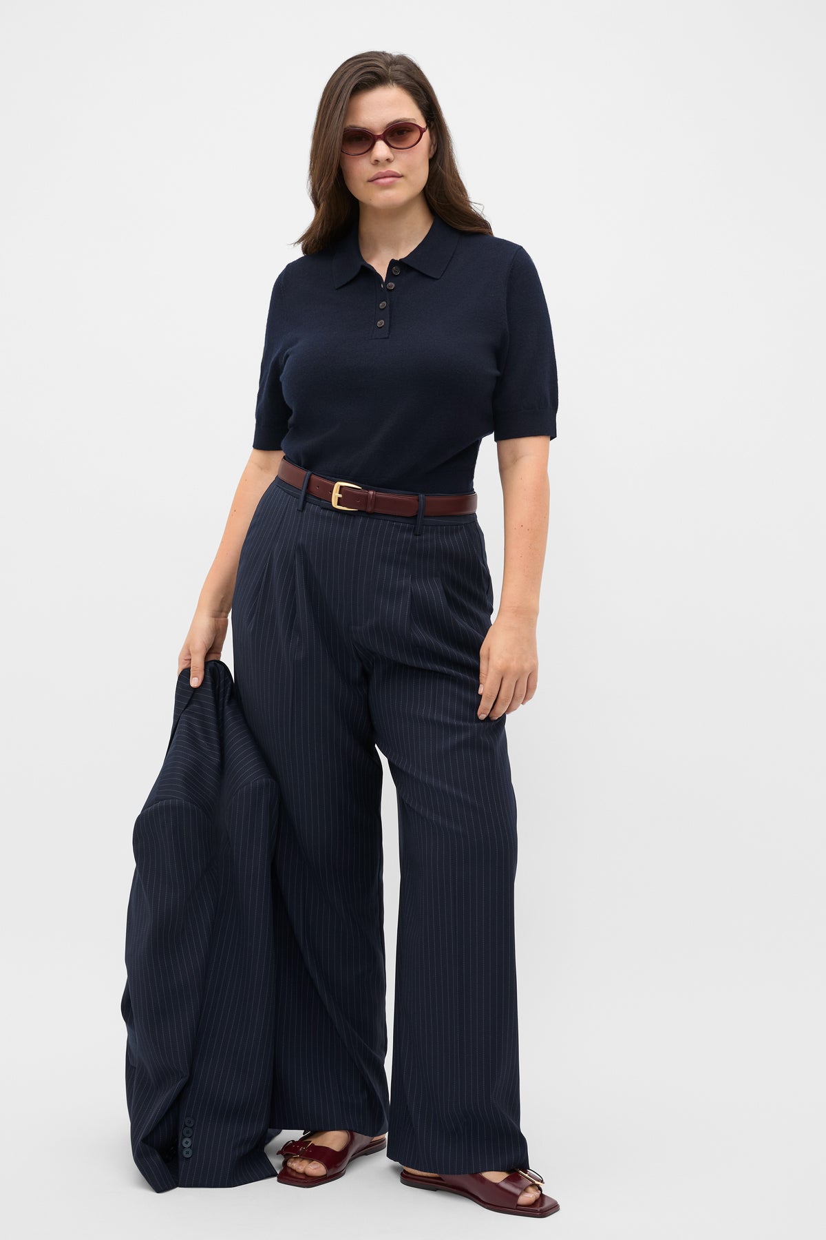 Australian Merino Knit Polo Top